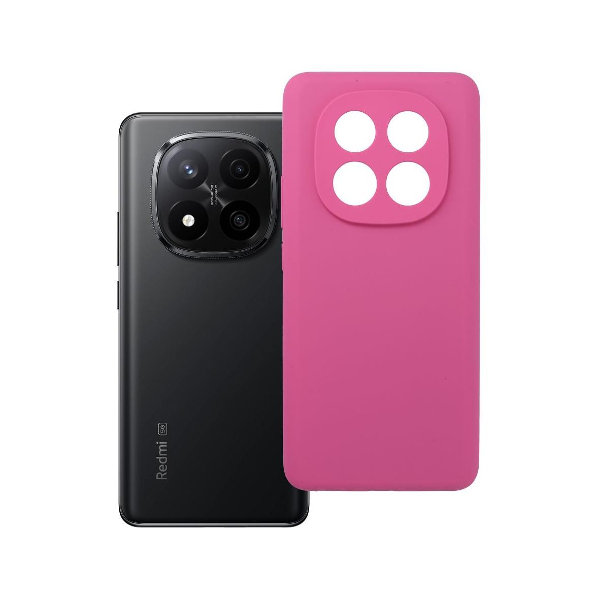 Futerał do Xiaomi Redmi Note 14 PRO PLUS 5G Silicone 2mm różowy