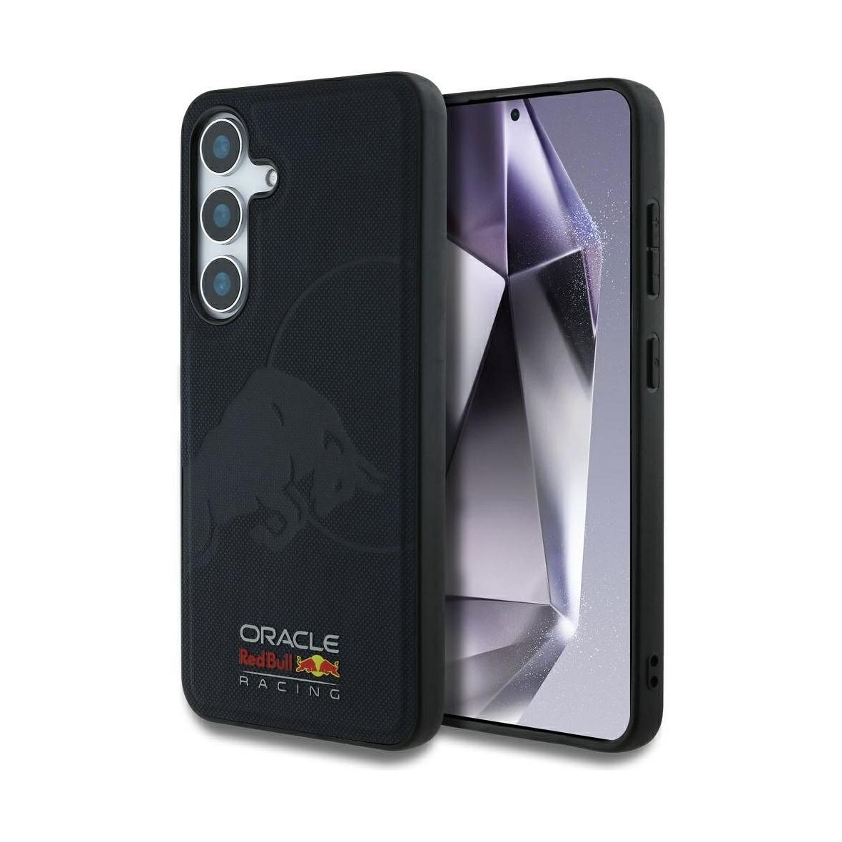 RED BULL futerał do SAMSUNG S25 RBHMS25S24PUBUFV (Magnetic Meshed PU W/ Debossed Bull) navy