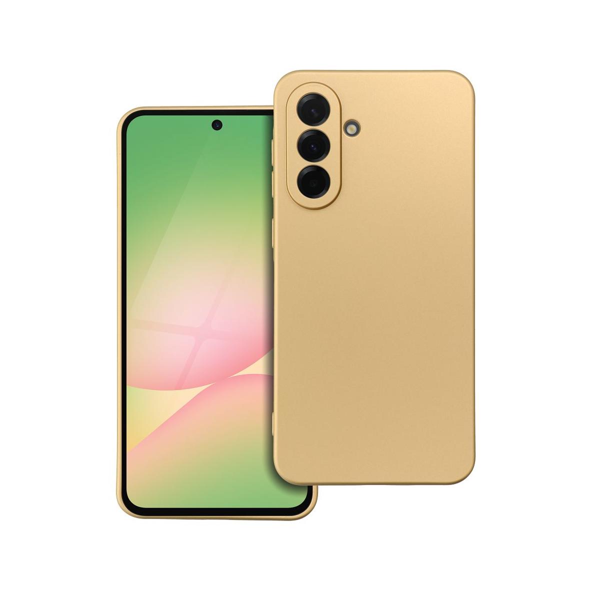Futerał do Samsung A56 5G Metallic złoty
