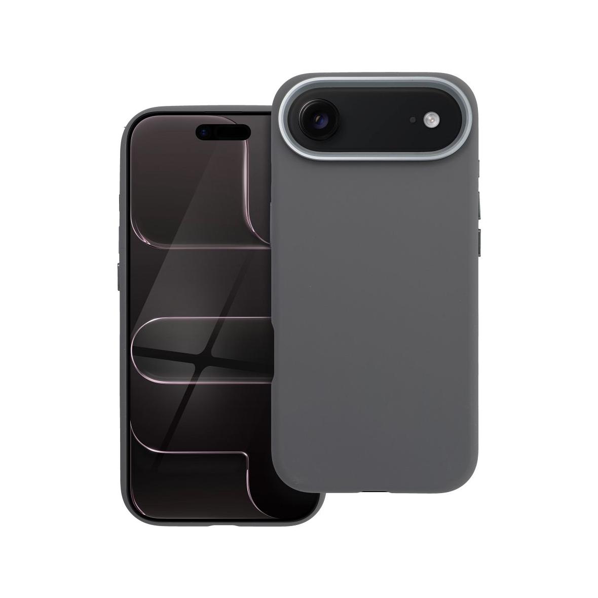 Etui na iPhone 17 AIR Forcell F-Protect Frame Premium zgodny z MagSafe szary 0INT