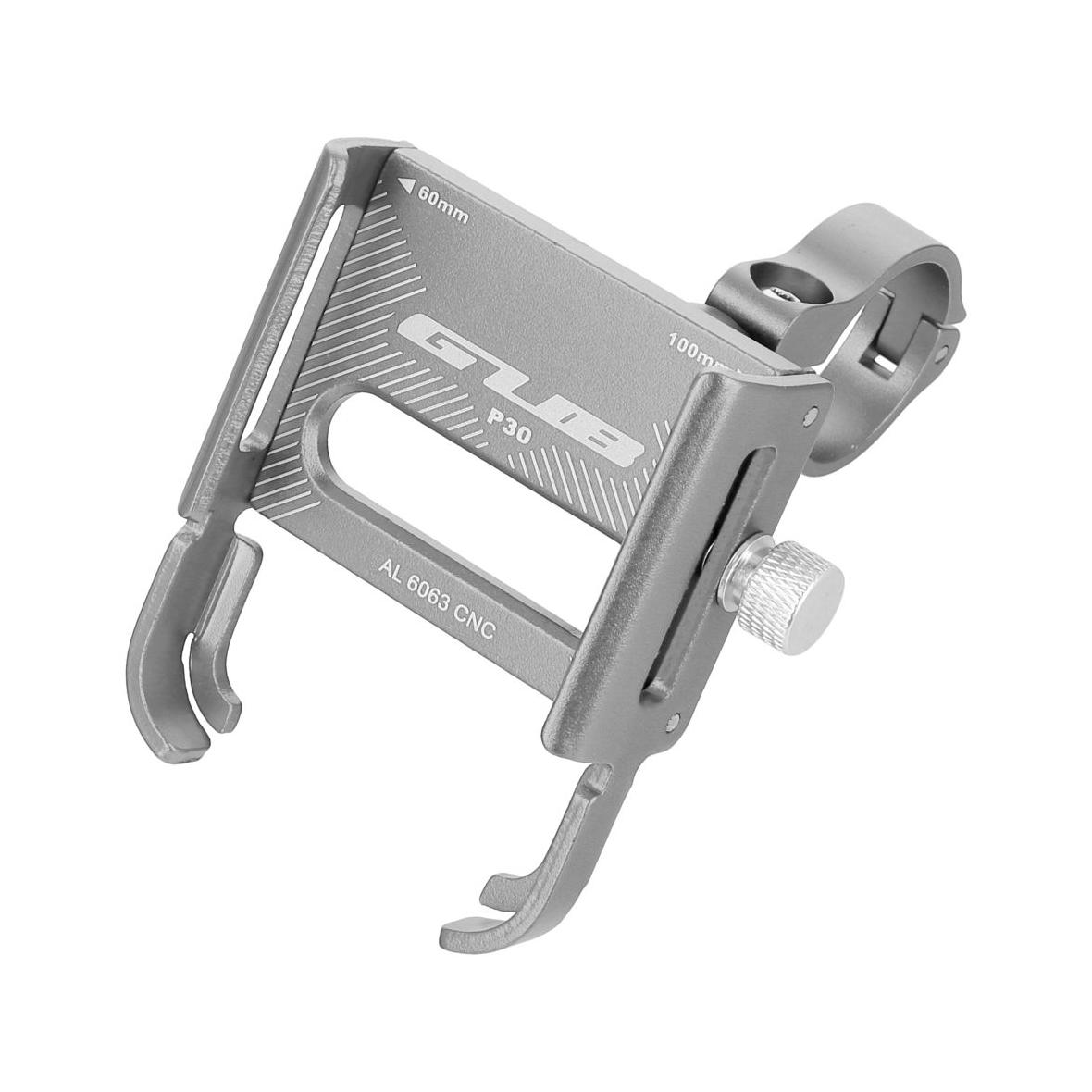 GUB uchwyt rowerowy na kierownicę P30 Aluminium srebrny