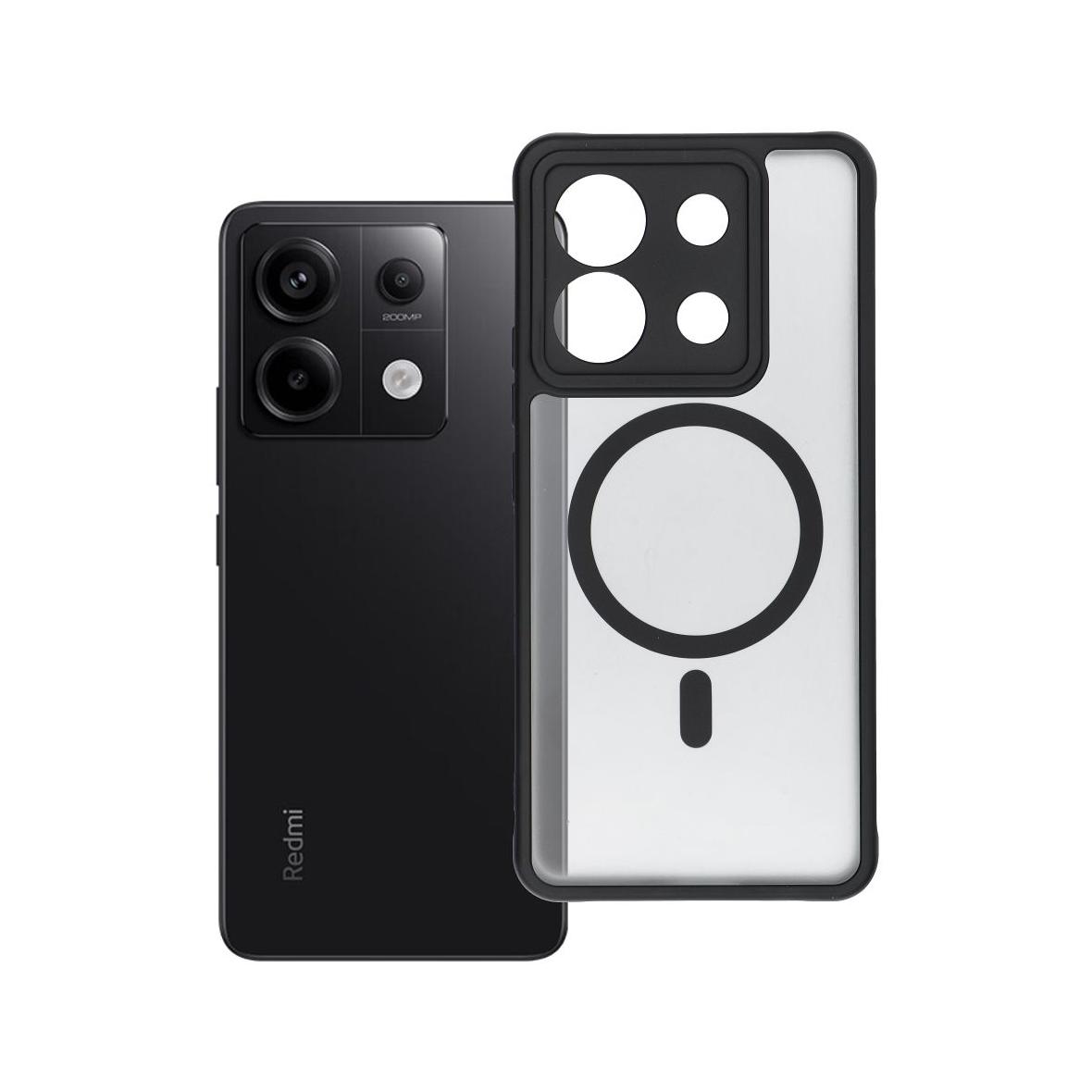 Futerał do Xiaomi Redmi Note 13 PRO 5G Full Matte Mag Cover zgodny z MagSafe czarny