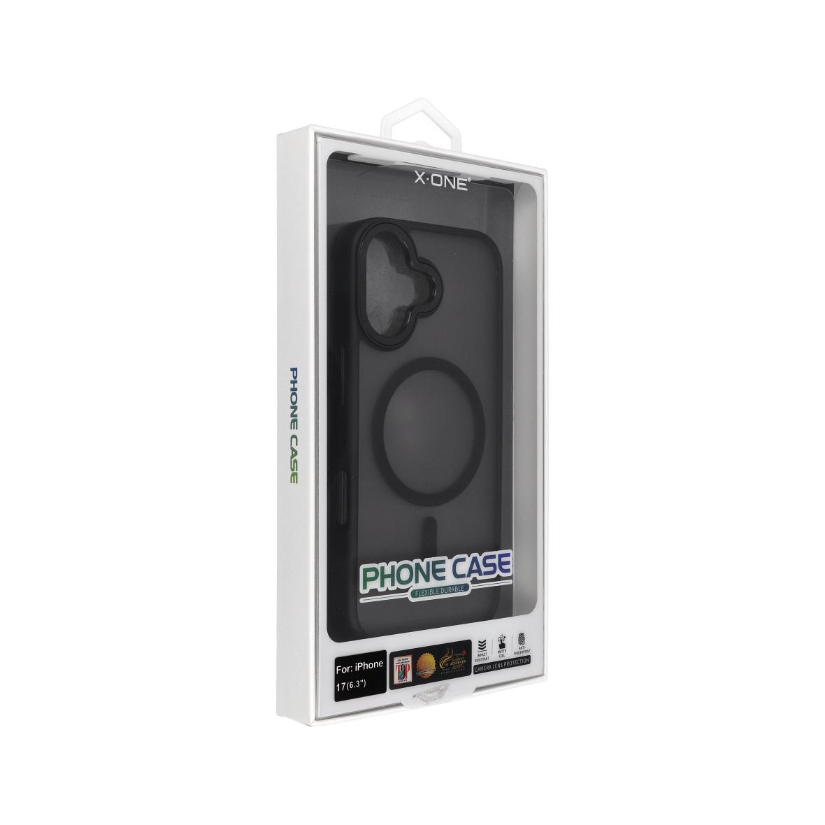 Futerał X-ONE Dropguard Magnetic Case Air (kompatybilny z MagSafe) - do Apple iPhone 17 czarny