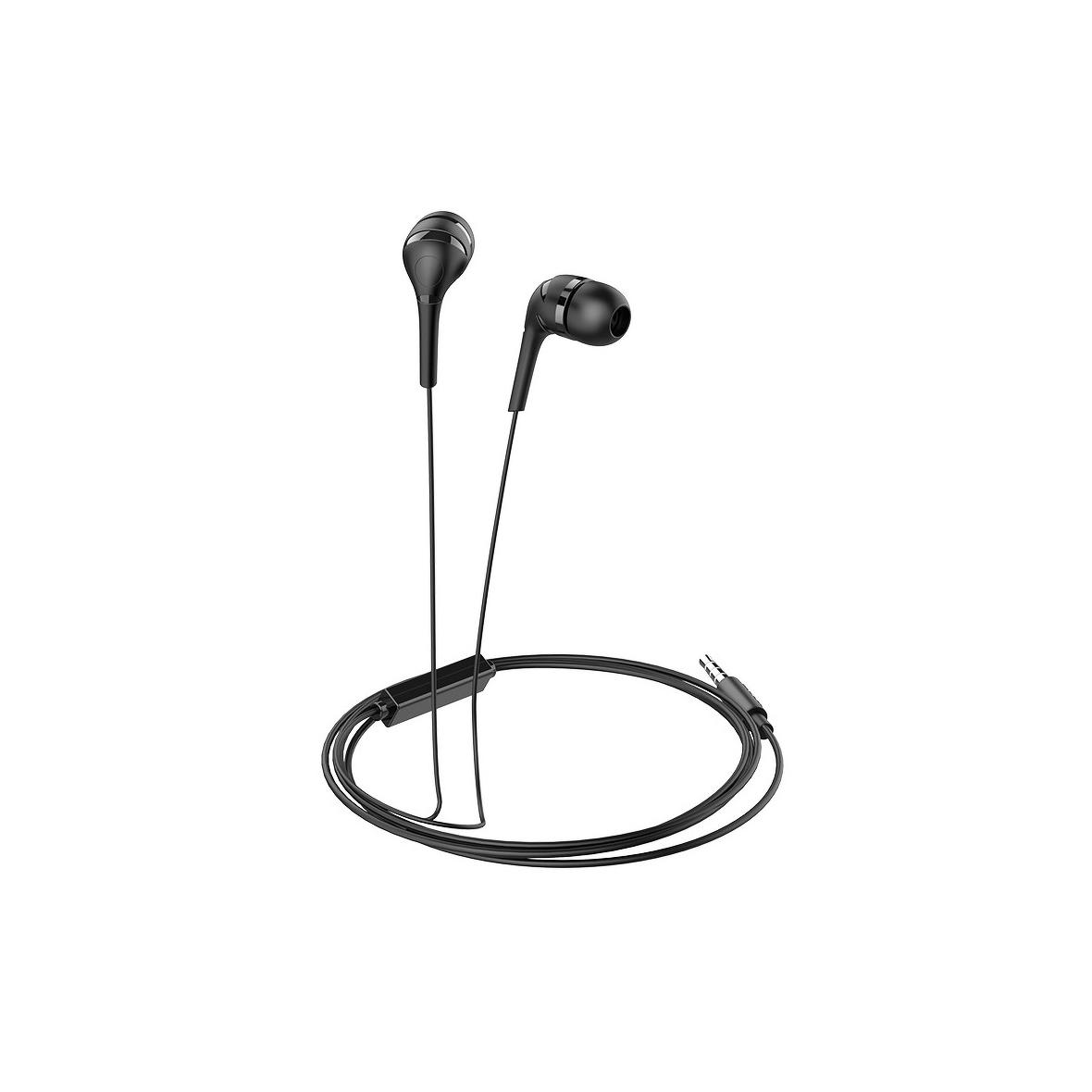 Słuchawki przewodowe douszne Jack 3,5 mm Hoco M40 czarne