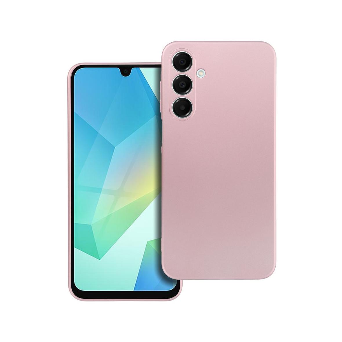 Futerał do Samsung A16 5G / A16 4G Metallic różowy