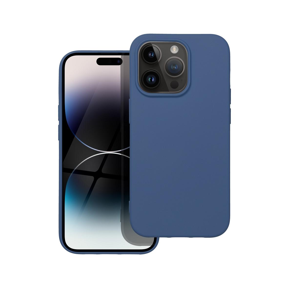Futerał SILICONE do IPHONE 14 Pro niebieski