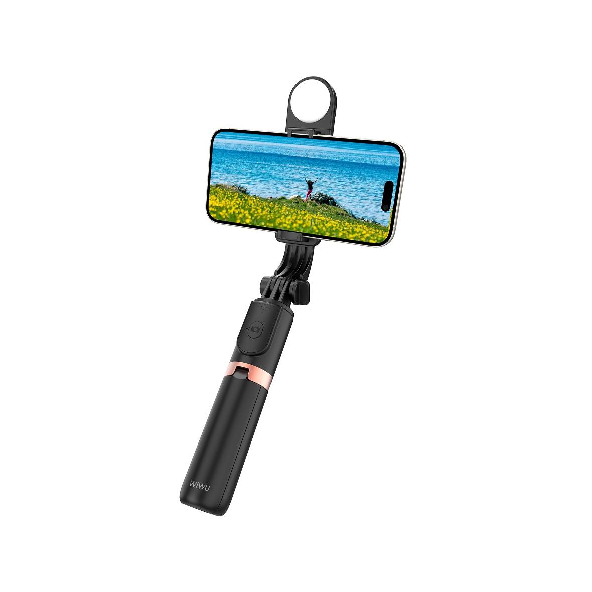 WiWU - Mini selfie stick Wi-SE011 z funcją tripoda