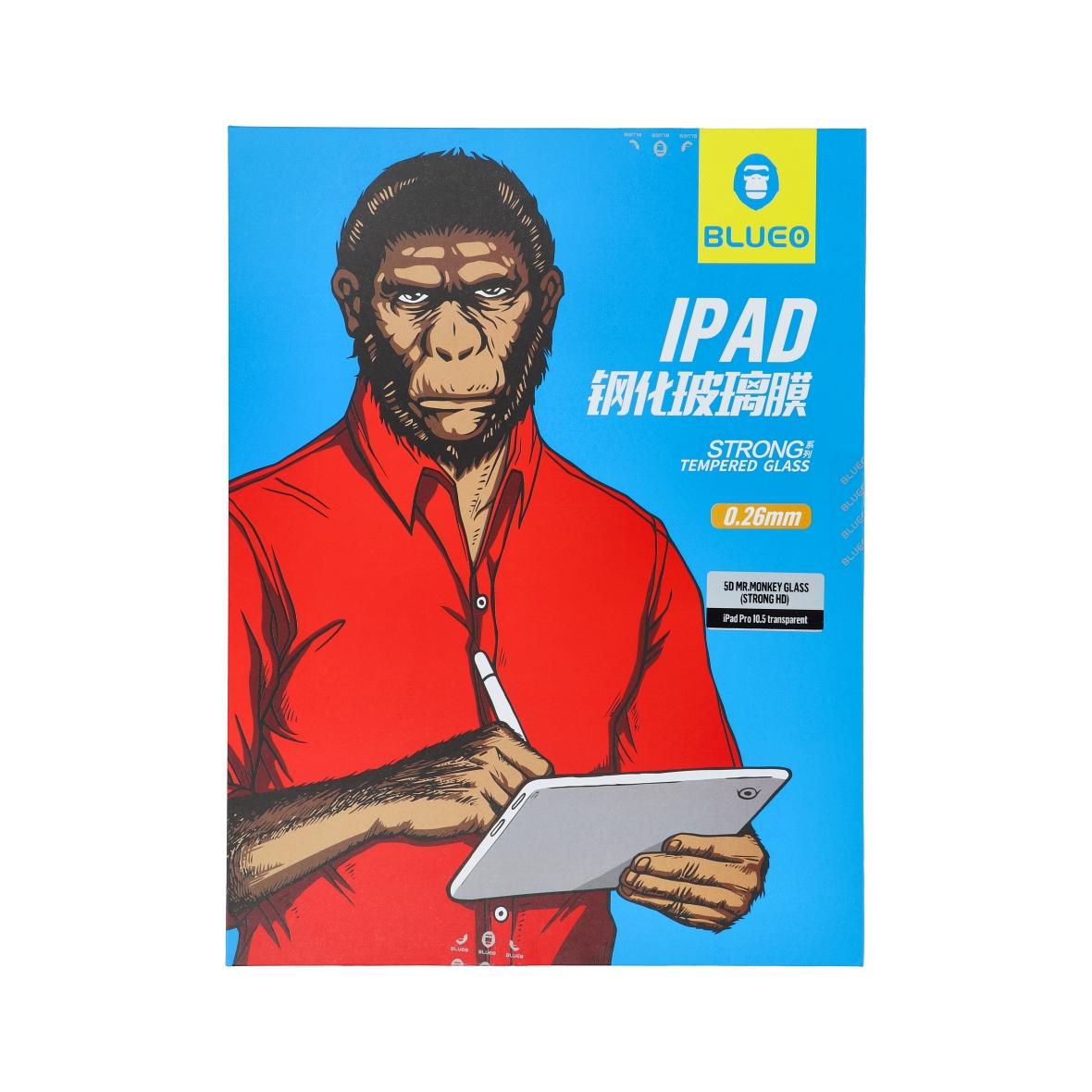Szkło Hartowane 5D Mr. Monkey Glass - iPad Pro 10.5 transparent (Anti-Static Strong HD)