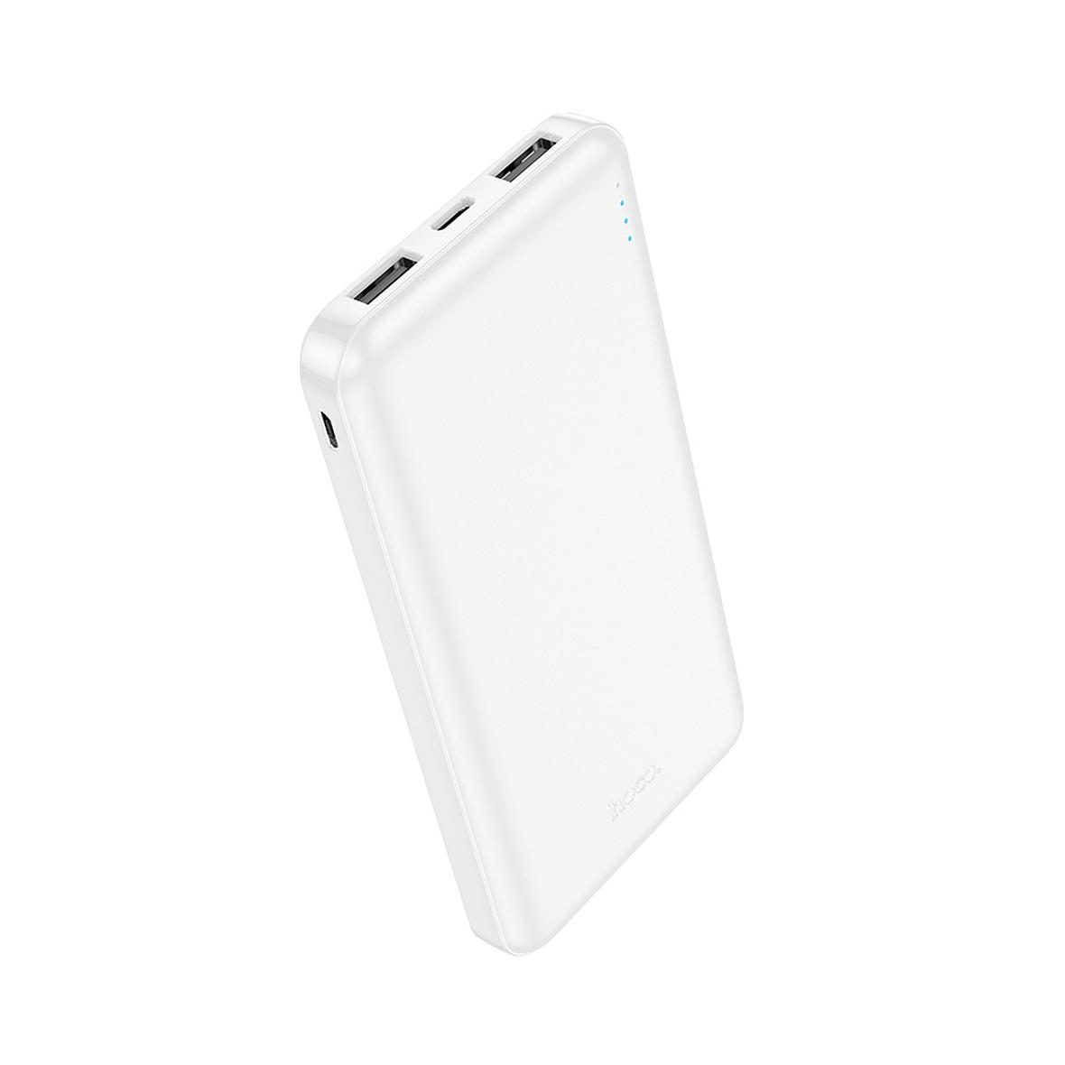Powerbank Hoco 10000 mAh 2,1A J100 biały