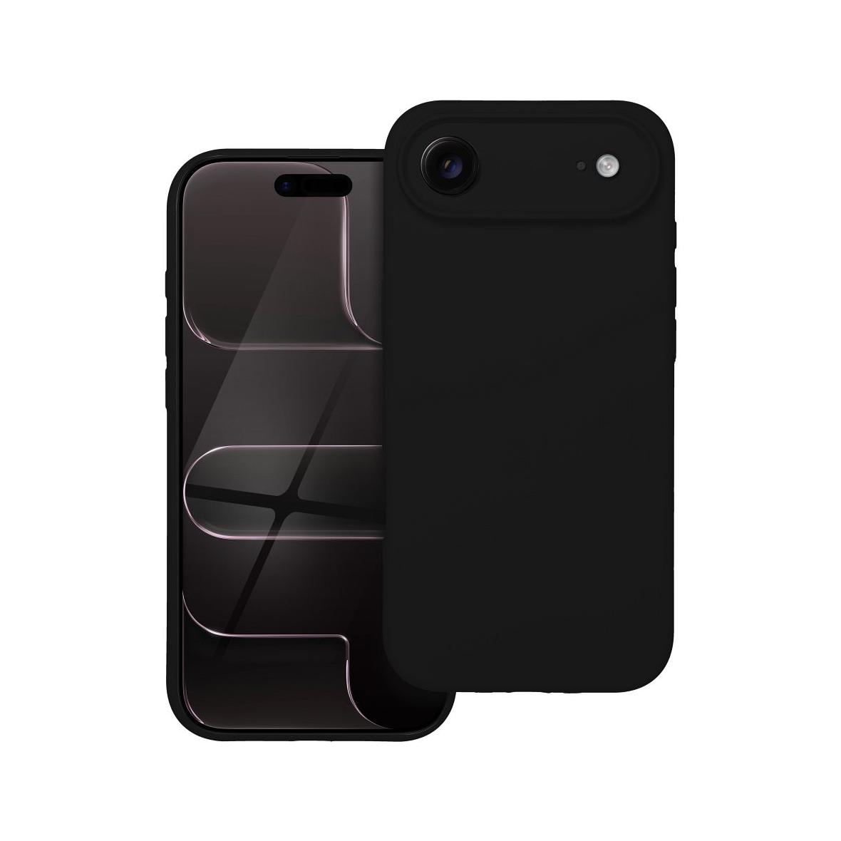 Futerał do iPhone 17 AIR Silicone 2mm zgodny z MagSafe czarny