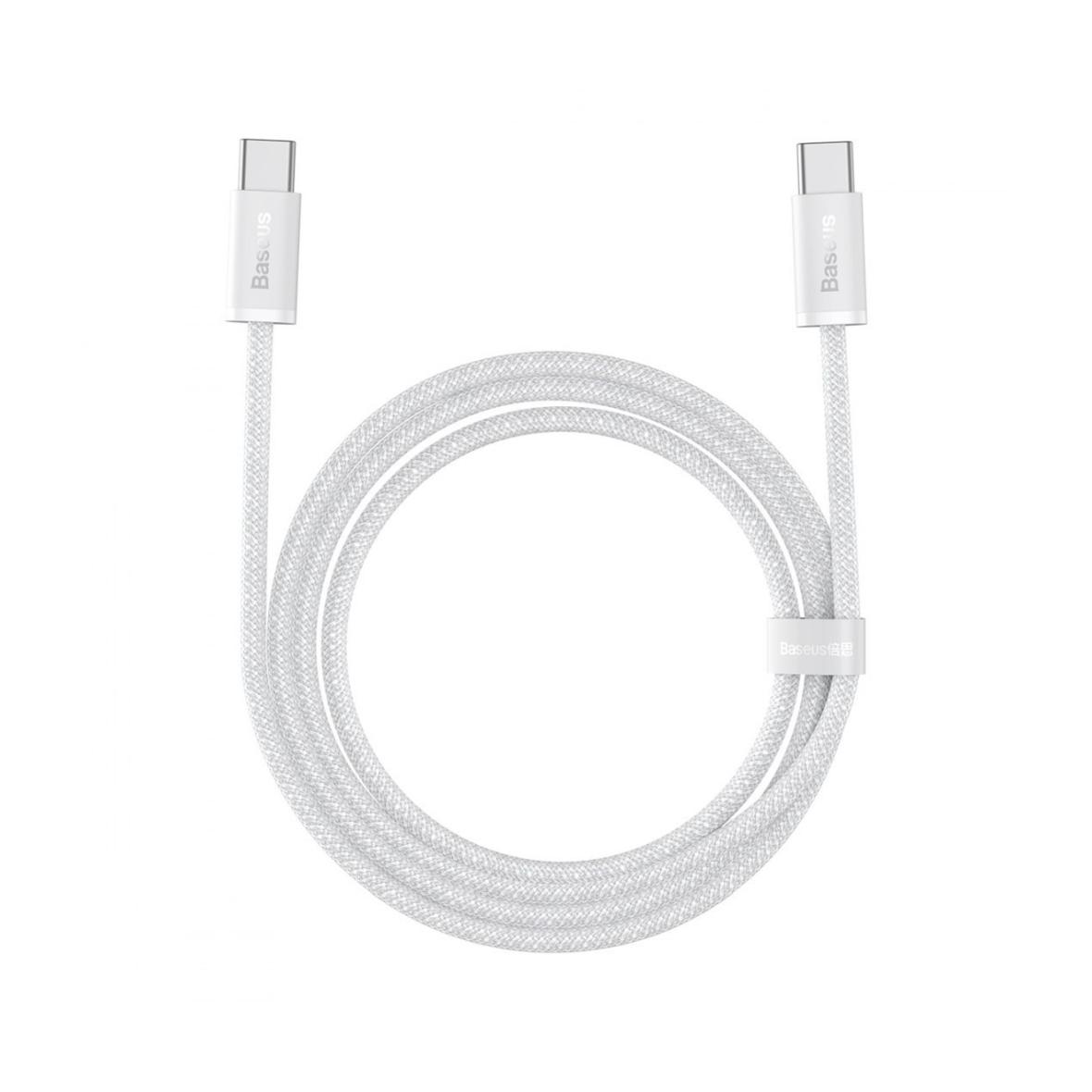 BASEUS kabel Typ C do Typ C PD100W Power Delivery Dynamic Series CALD000302 2m biały