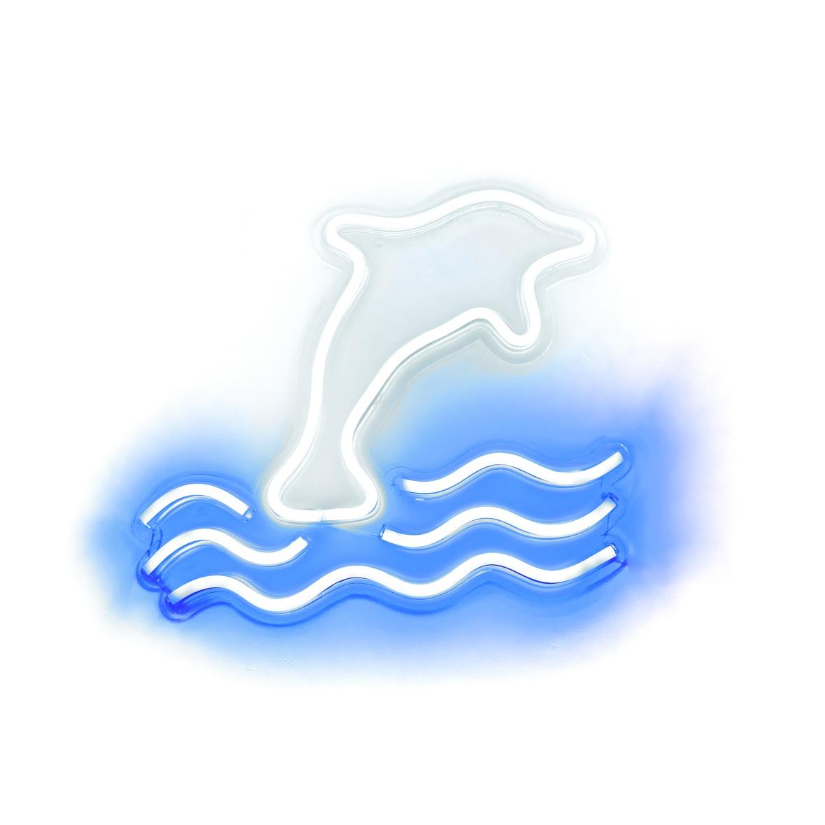 NEON NA ŚCIANĘ LED na USB - Delfin model
