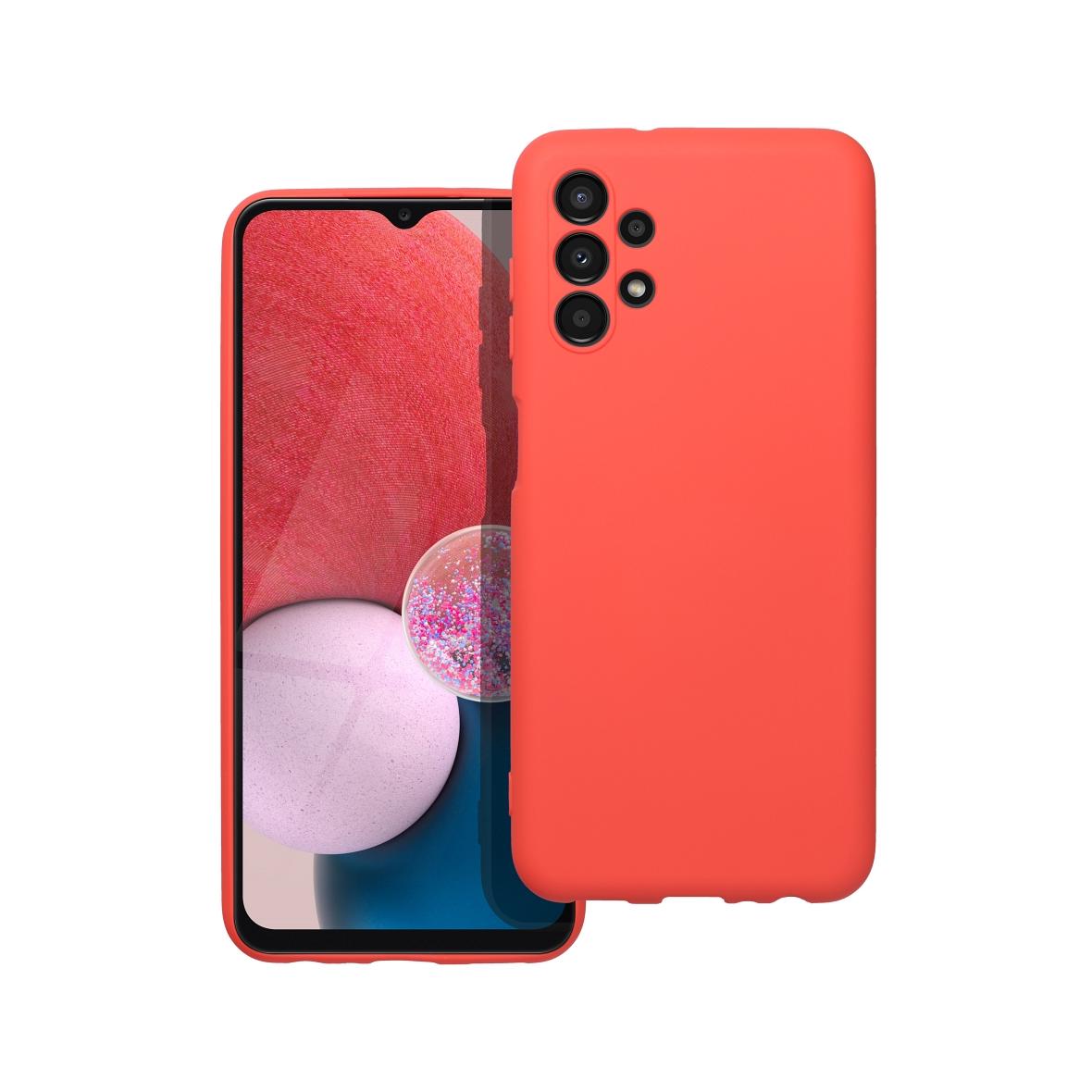 Futerał do Samsung A13 4G Silicone brzoskwiniowy
