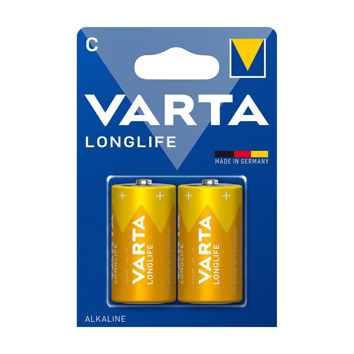 VARTA bateria alkaliczna R14 (Typ C) Longlife 2 szt