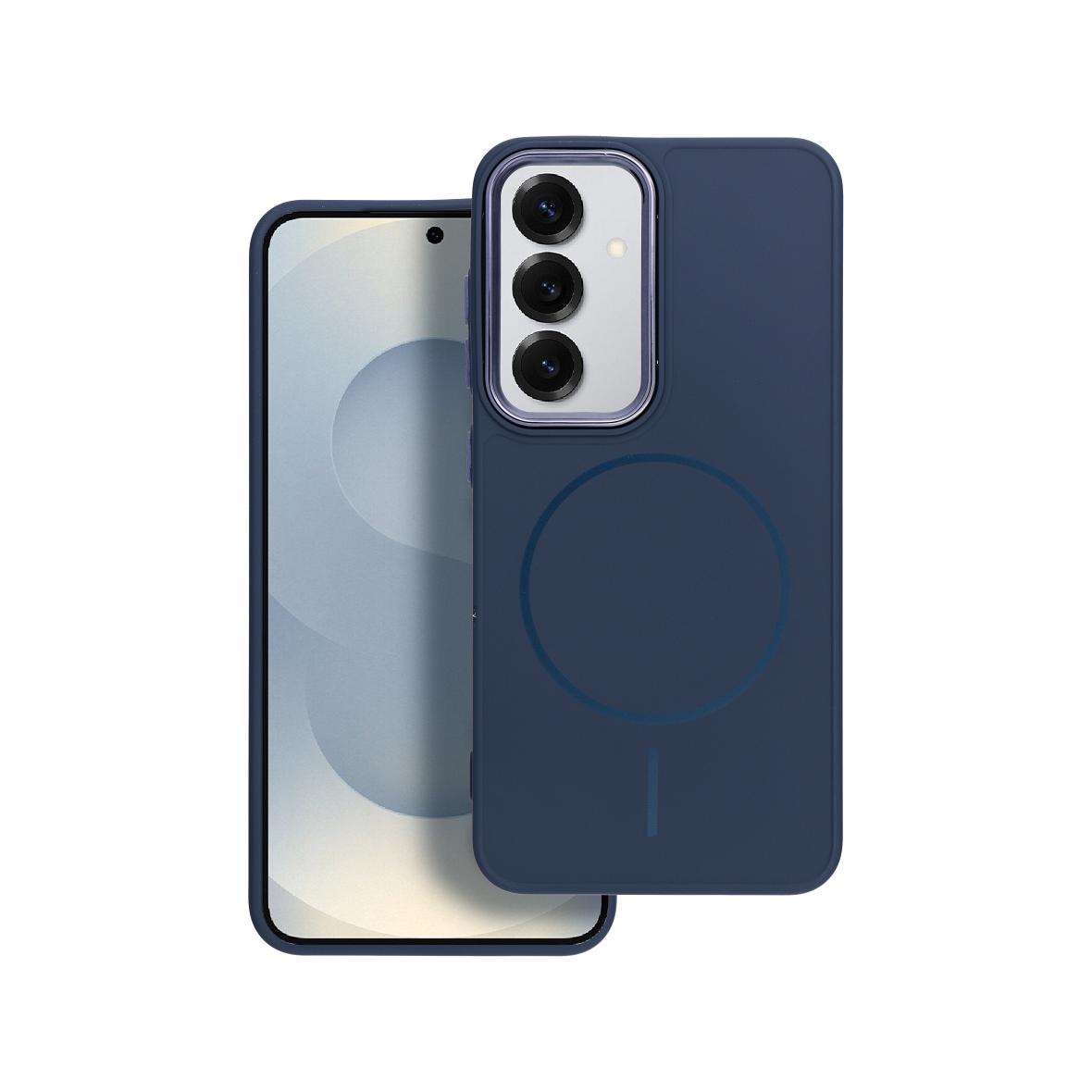 Futerał do Samsung A16 5G / A16 4G Frame Mag Cover zgodny z MagSafe granatowy