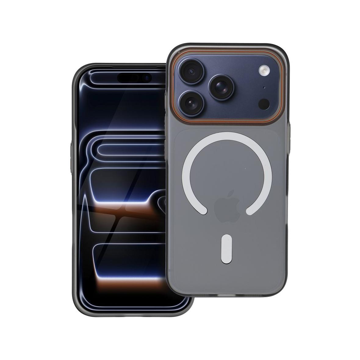 Futerał do iPhone 17 Go Orange zgodny z MagSafe czarny