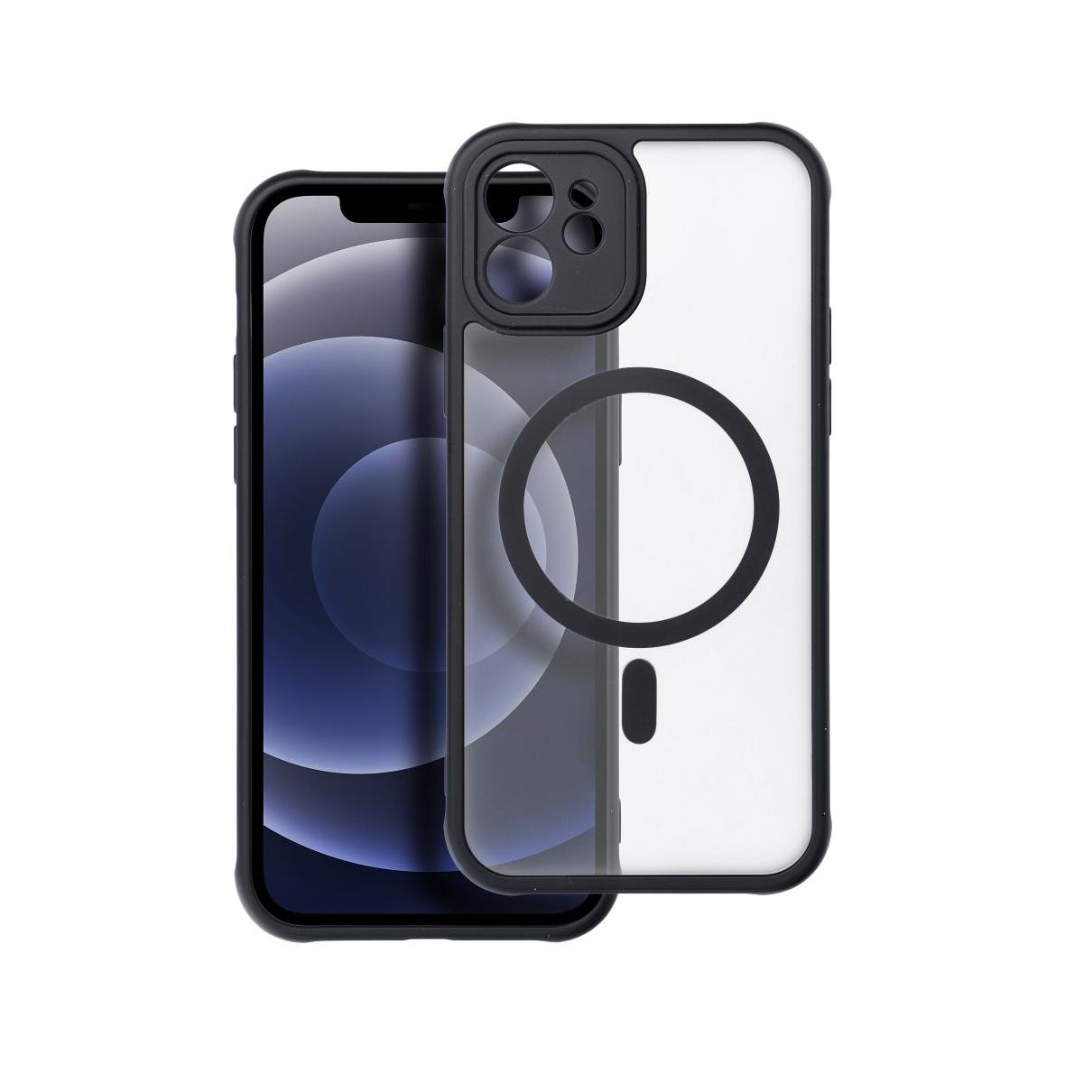Futerał do iPhone 12 Full Matte Mag Cover zgodny z MagSafe czarny