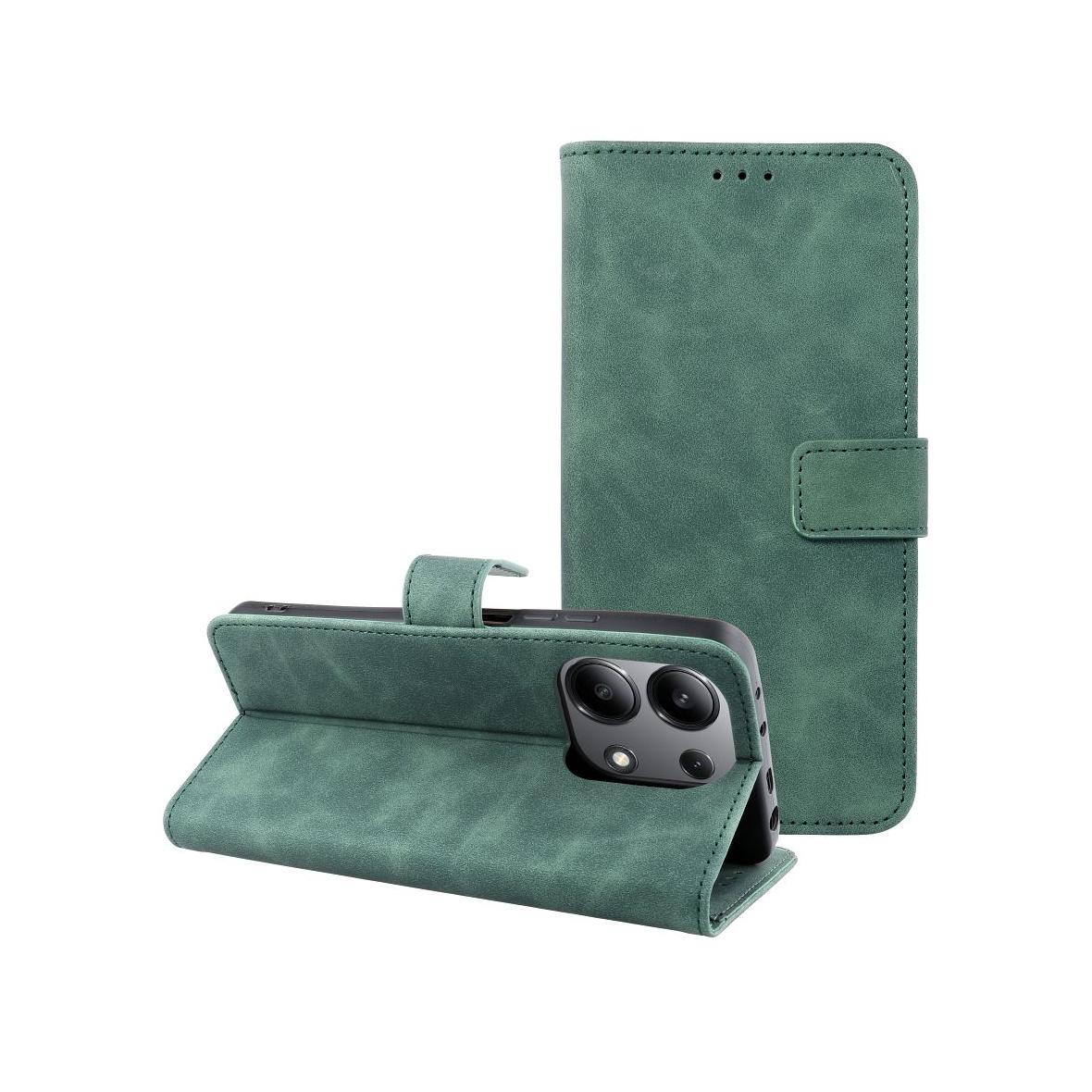 Etui z klapką na Xiaomi Redmi NOTE 13 4G Tender Book zielone