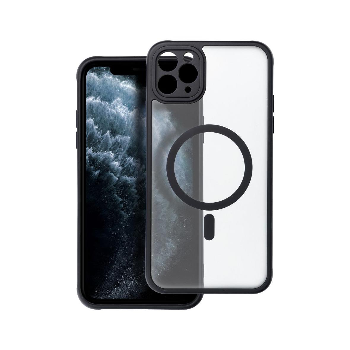 Futerał do iPhone 11 PRO MAX Full Matte Mag Cover zgodny z MagSafe czarny