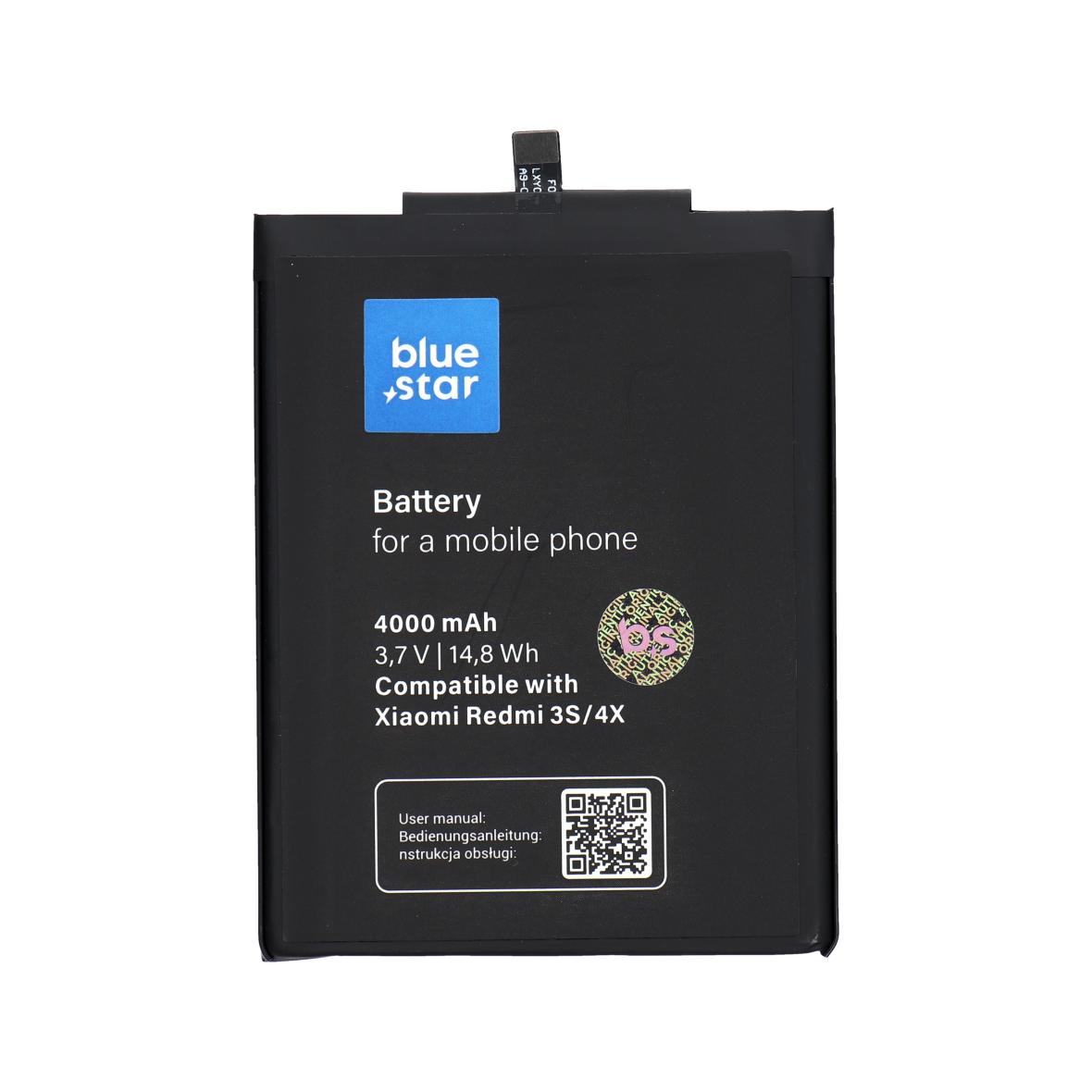 Bateria do Xiaomi Redmi 3 / 3S / 3X / 4X (BM47) 4000 mAh Blue Star