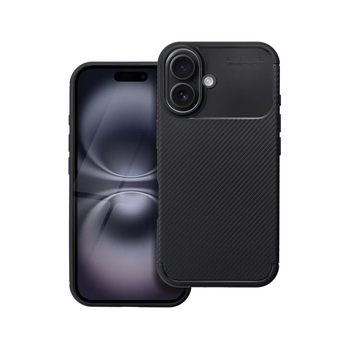 Futerał do iPhone 16 Carbon Premium czarny