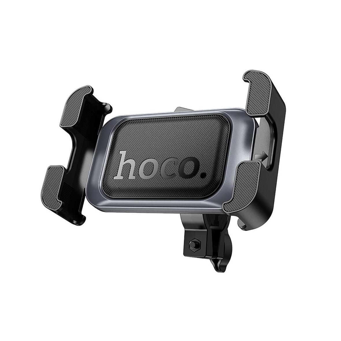 Uchwyt na telefon do roweru / motocykla Hoco do kierownicy H82 czarno szary