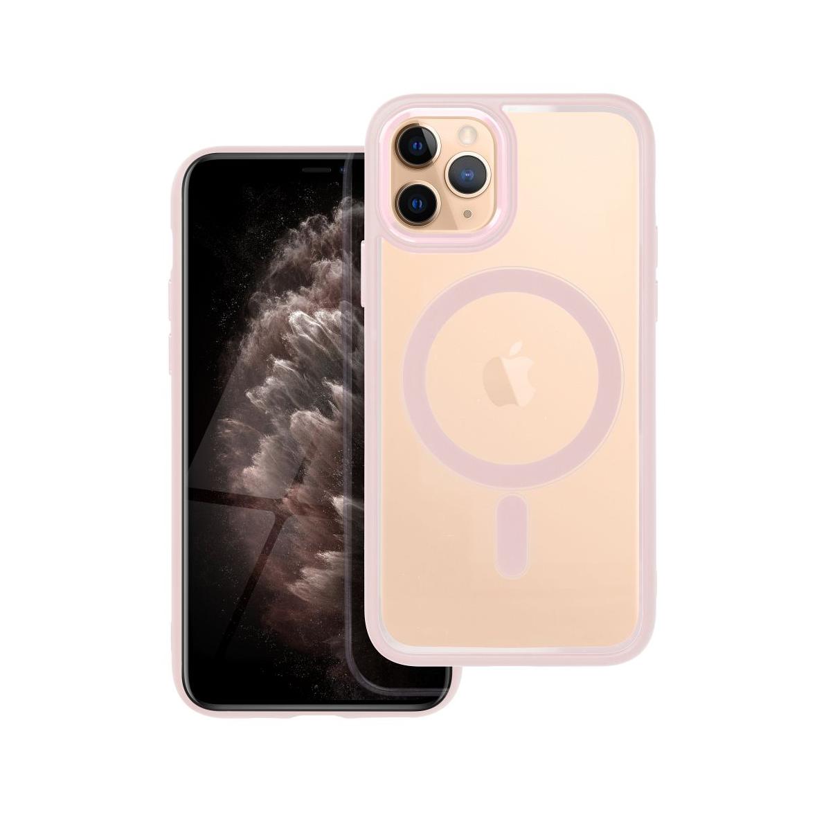 Futerał do iPhone 11 PRO Color Edge Mag Cover zgodny z MagSafe różowy