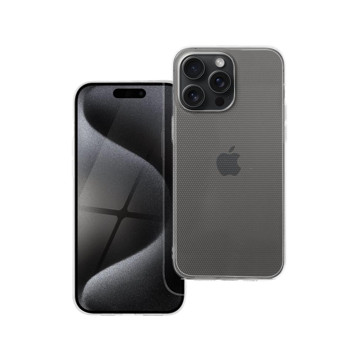 Futerał do iPhone 15 PRO MAX Clear Case 2 mm transparentny
