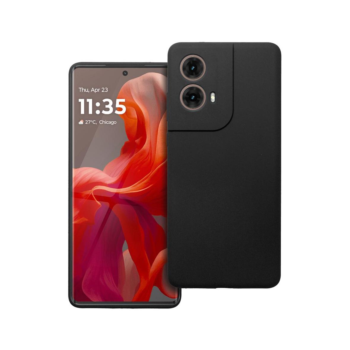 Futerał do Motorola G85 5G Silicone 2mm czarny