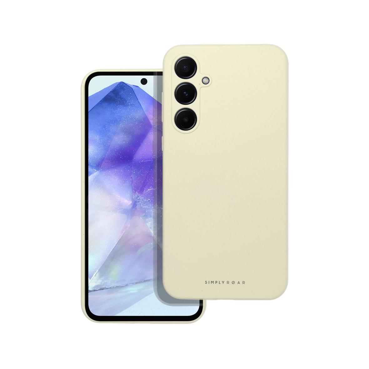 ROAR futerał CLOUD SKIN do SAMSUNG A55 5G Jasnożółty