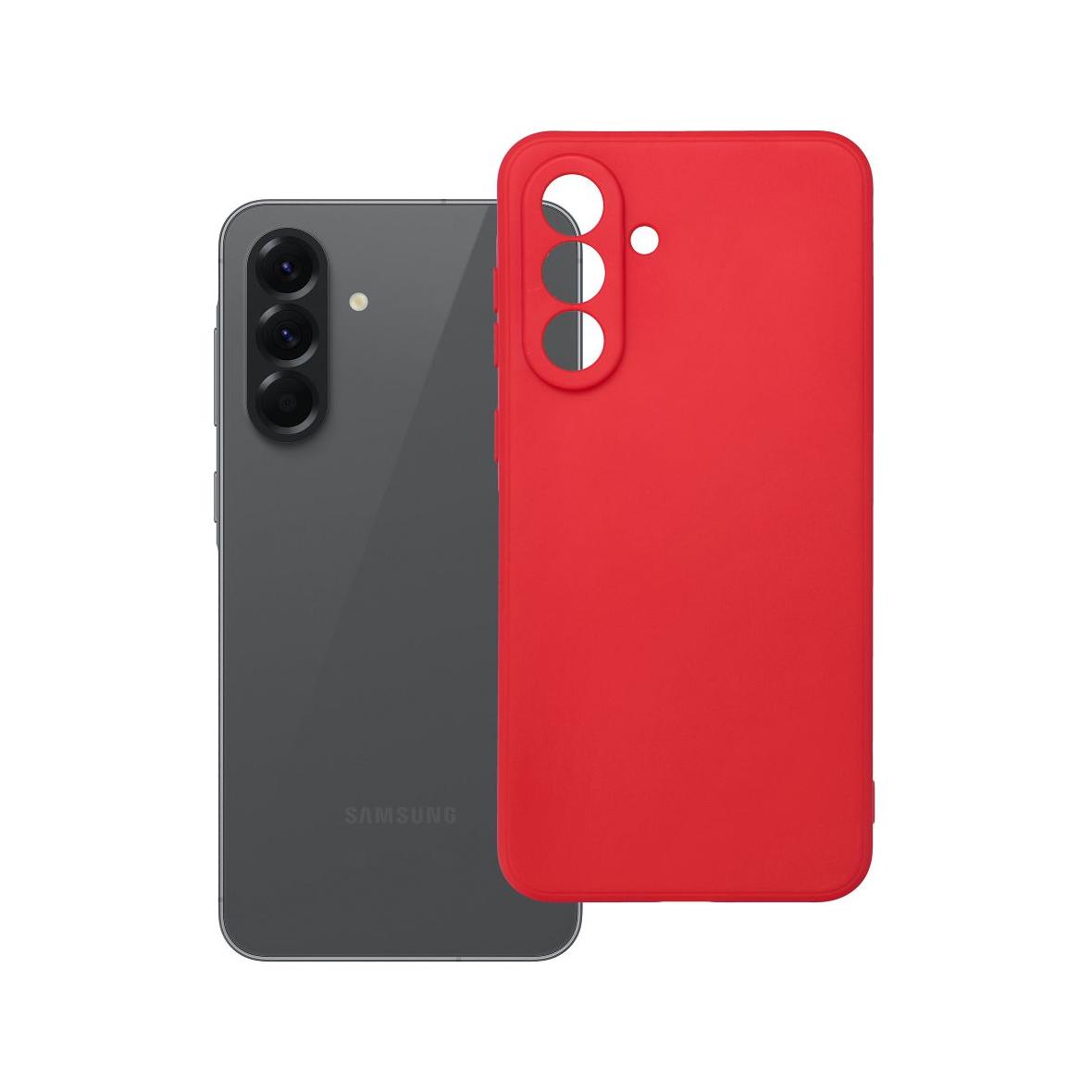 Futerał do Samsung A56 5G Soft czerwony