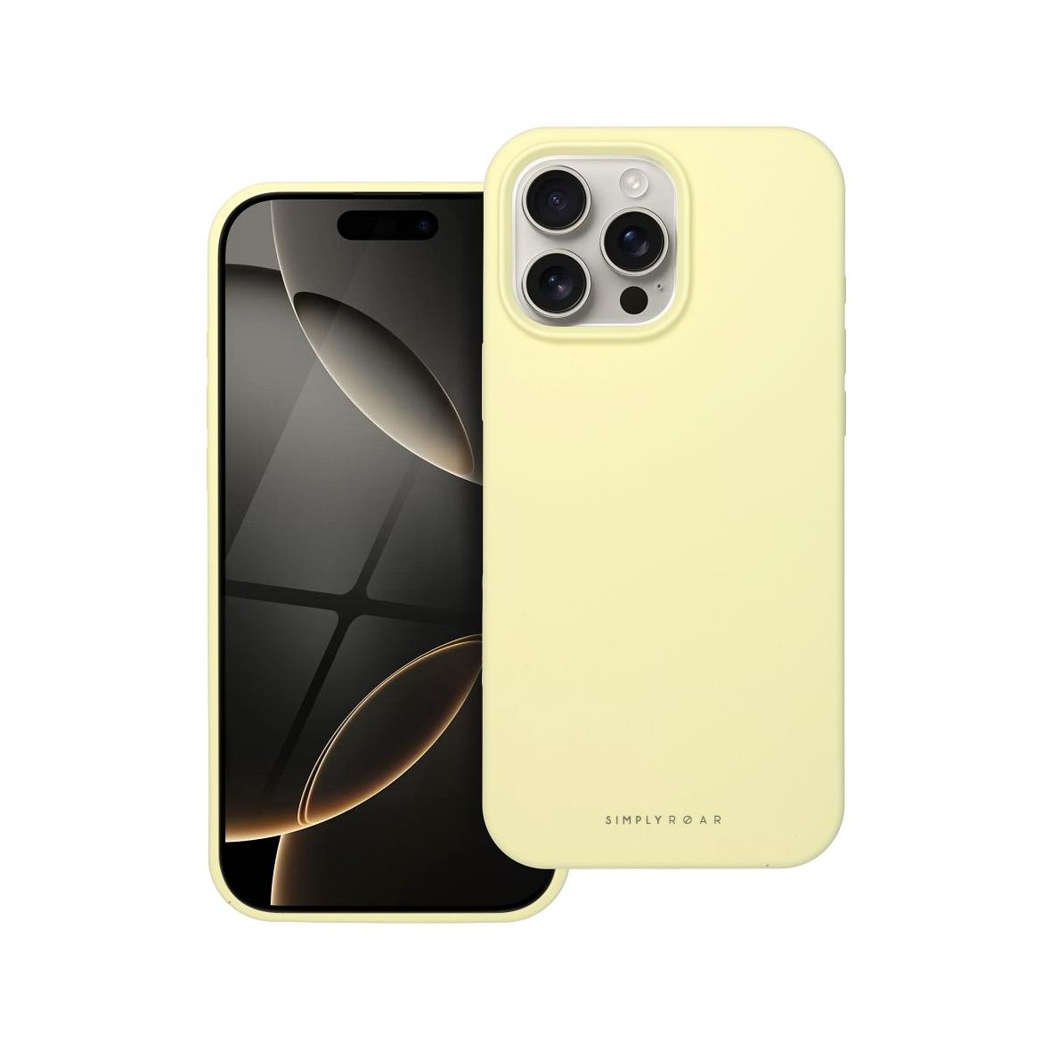 ROAR futerał CLOUD SKIN do IPHONE 16 Pro Max Jasnożółty