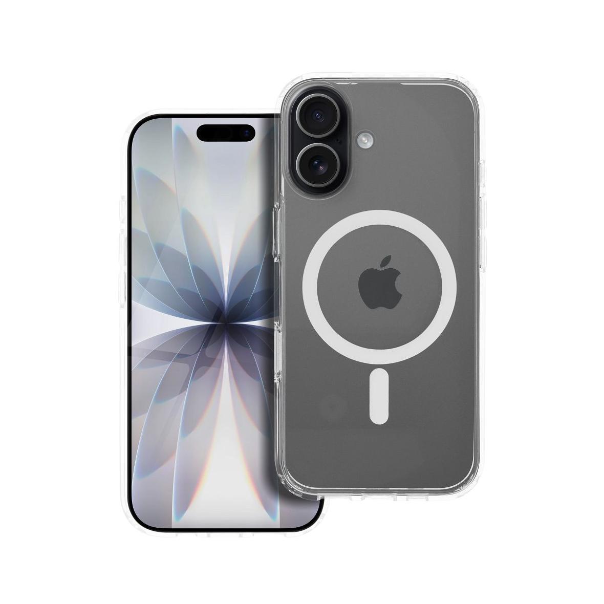 Etui na iPhone 17 Forcell F-Protect Clear Hybrid Premium zgodny z MagSafe transparentne 0INT