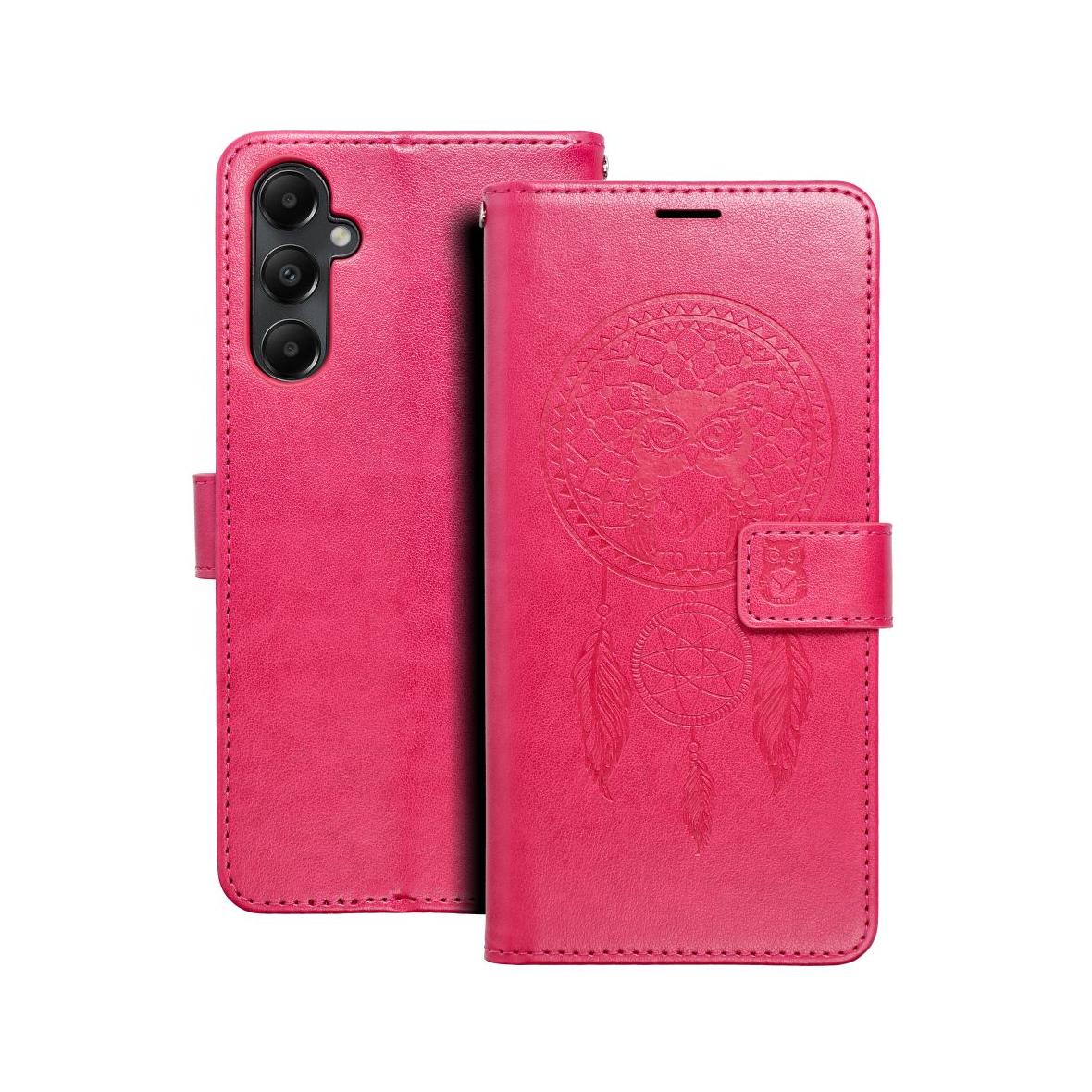Etui z klapką na Samsung A05s Mezzo Book łapacz snów magenta