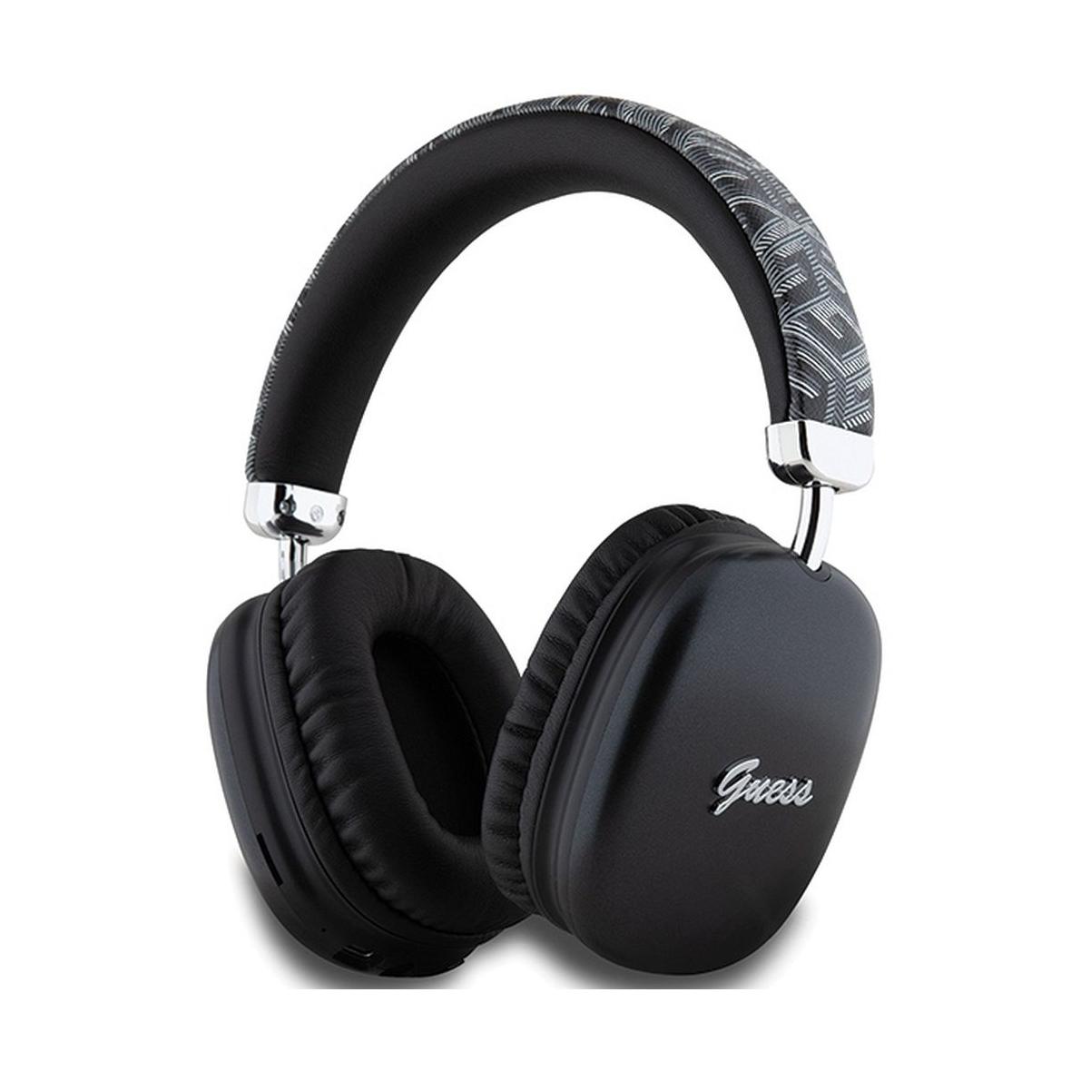 GUESS słuchawki bezprzewodowe bluetooth nauszne GUBHK1GCTCSK (Gcube Metallic Script Logo) czarne