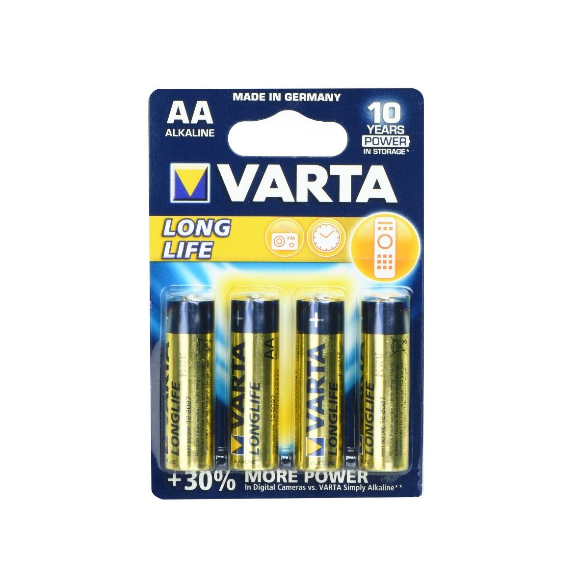 VARTA bateria alkaliczna R6 (AA) Longlife 4 szt