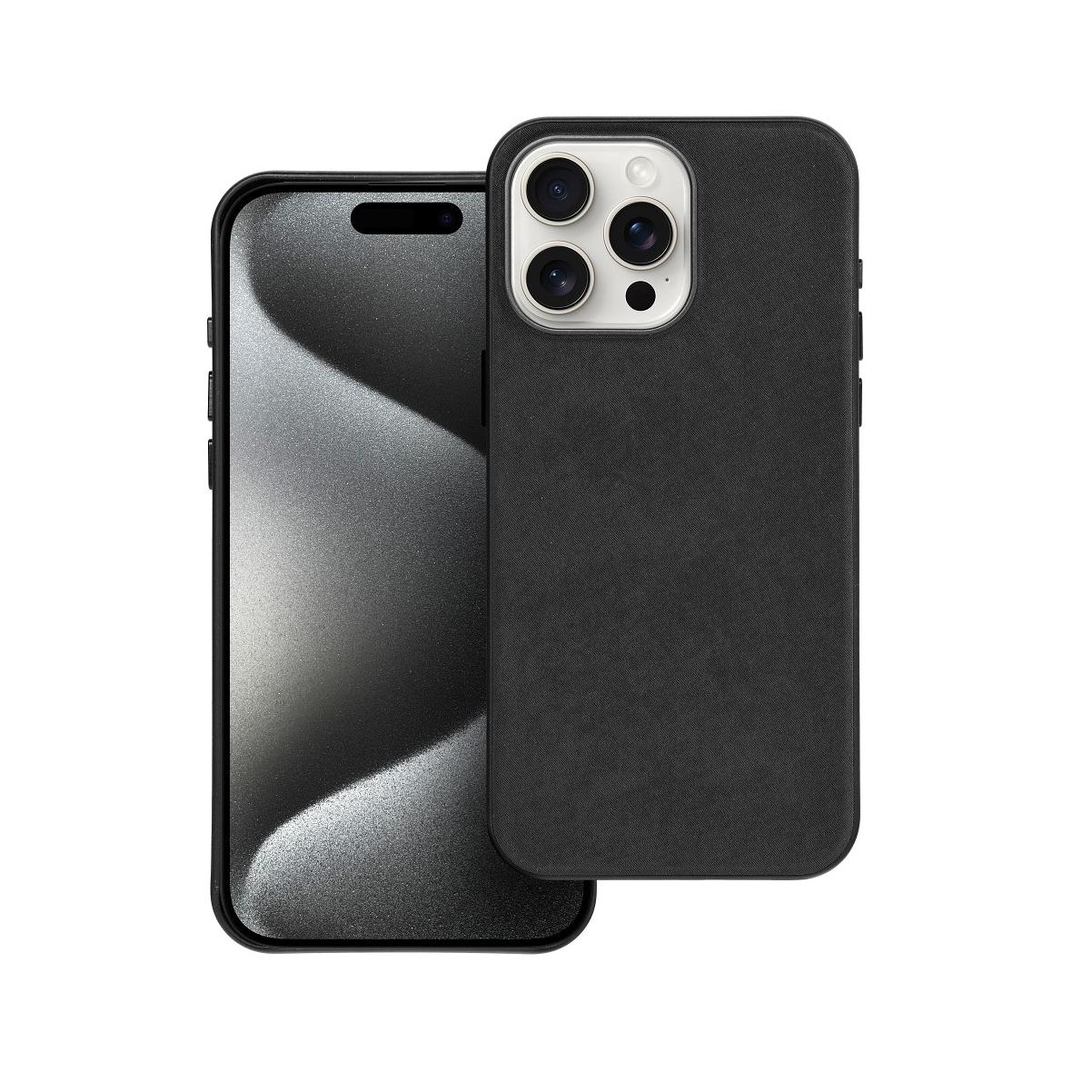 Futerał do iPhone 15 PRO MAX Woven Mag Cover zgodny z MagSafe czarny