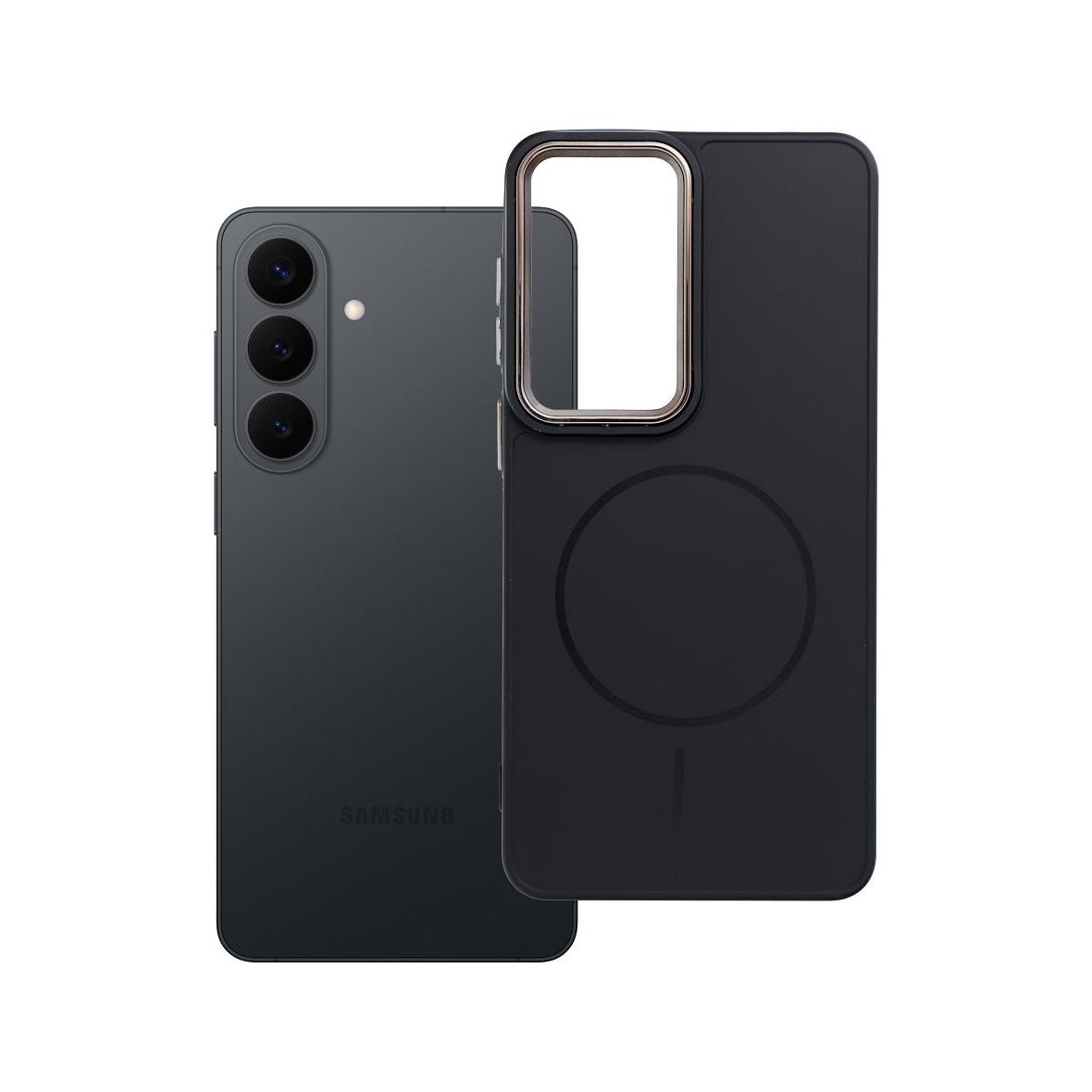 Futerał do Samsung S26 PLUS Frame Mag Cover zgodny z MagSafe czarny