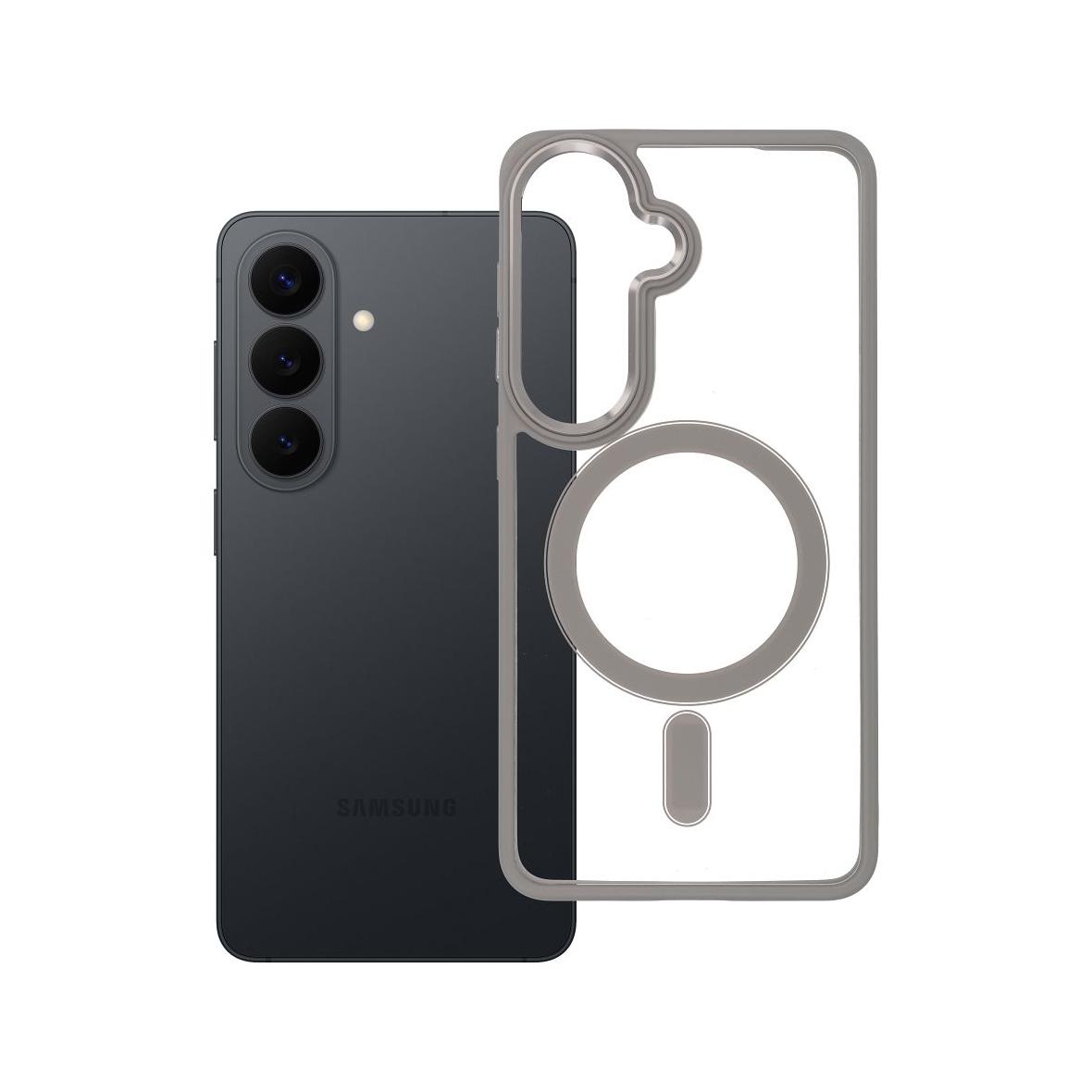 Futerał do Samsung S26 Color Edge Mag Cover zgodny z MagSafe tytanowy szary