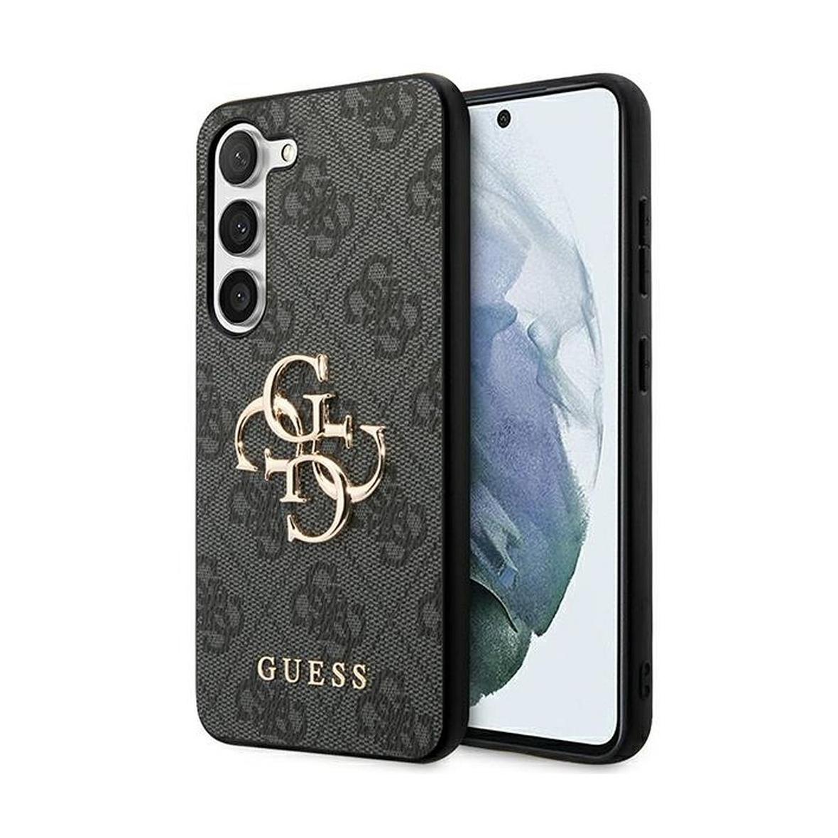 GUESS futerał do SAMSUNG S23 FE GUHCS23FE4GMGGR (Big Metal Logo) szary