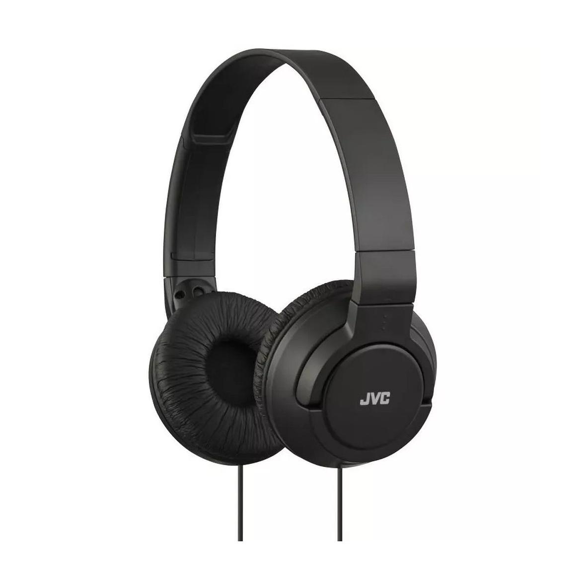 Słuchawki przewodowe nauszne jack 3,5mm JVC HA-S180-B czarne