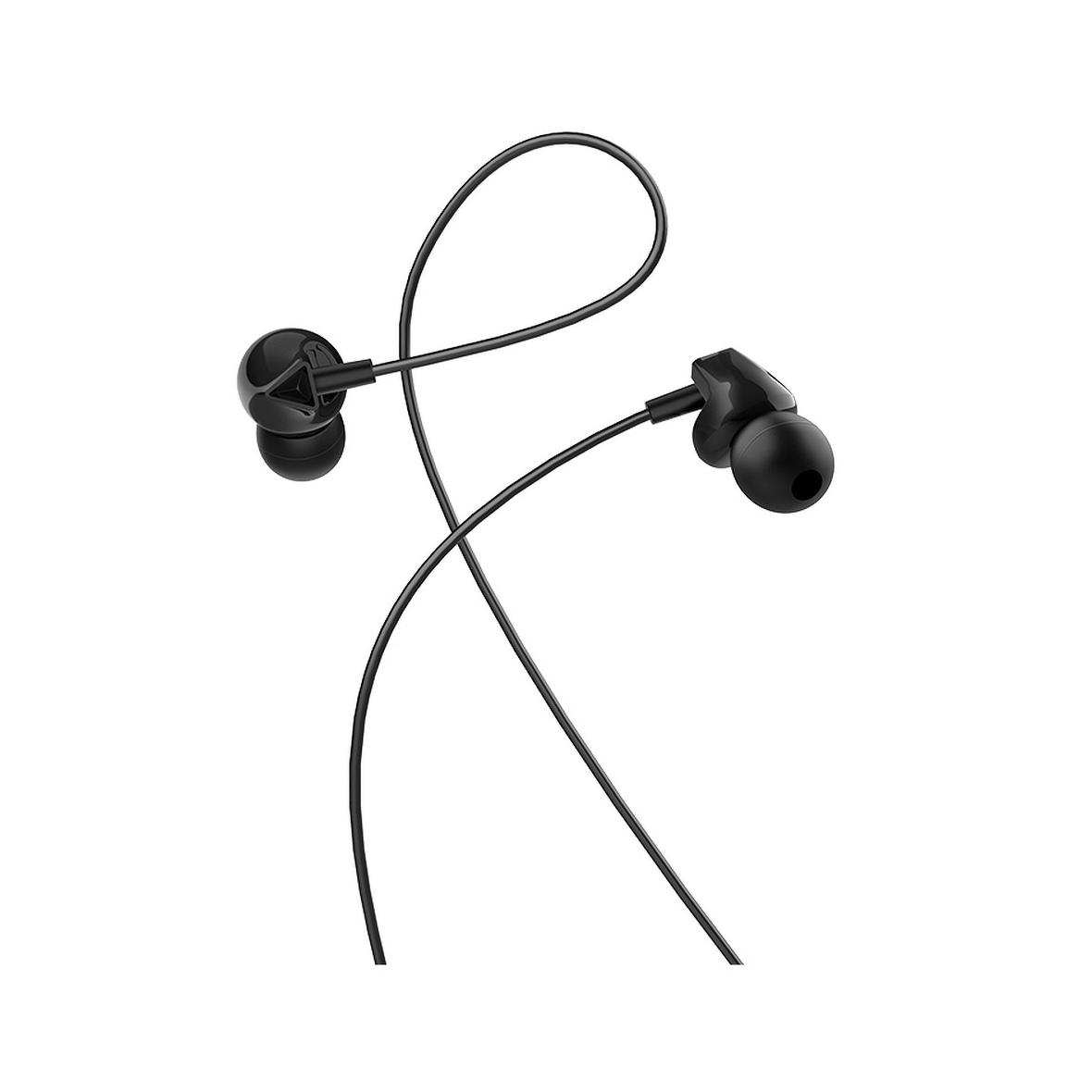 Słuchawki przewodowe douszne Jack 3,5 mm Hoco M60 czarne