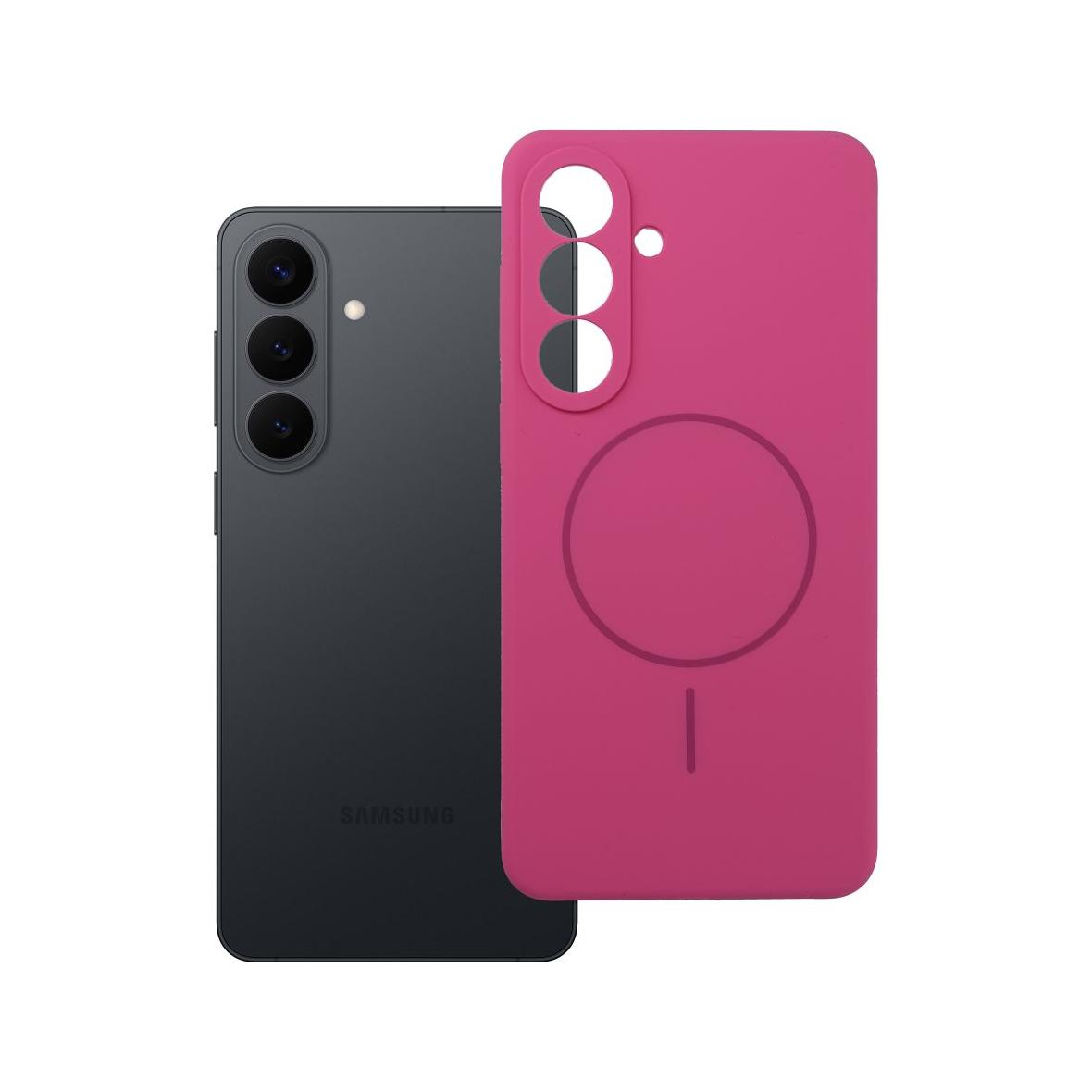 Futerał do Samsung S26 PLUS Silicone 2mm zgodny z MagSafe róż