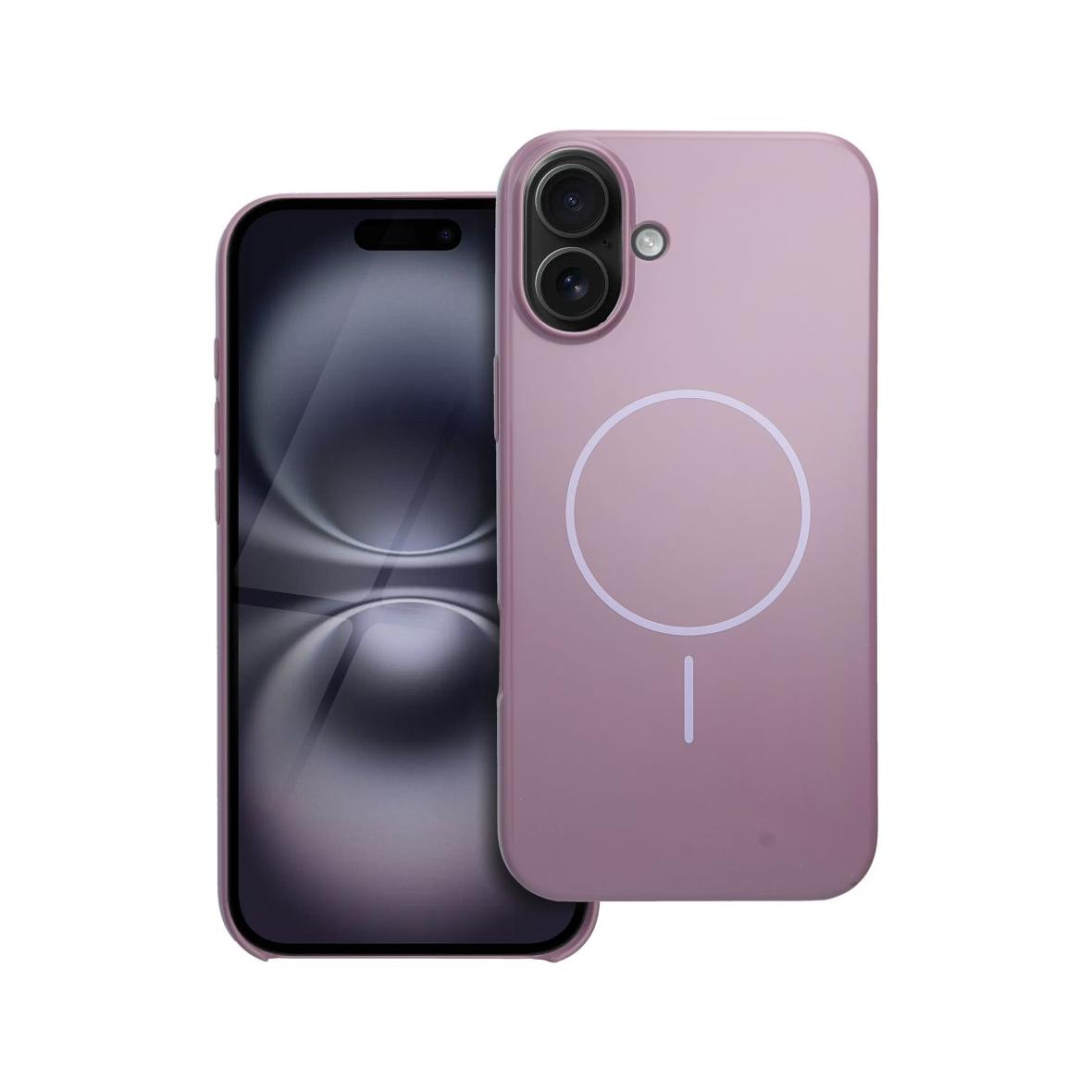 Etui na iPhone 16 PLUS Glossy Mag Cover zgodny z MagSafe fioletowe