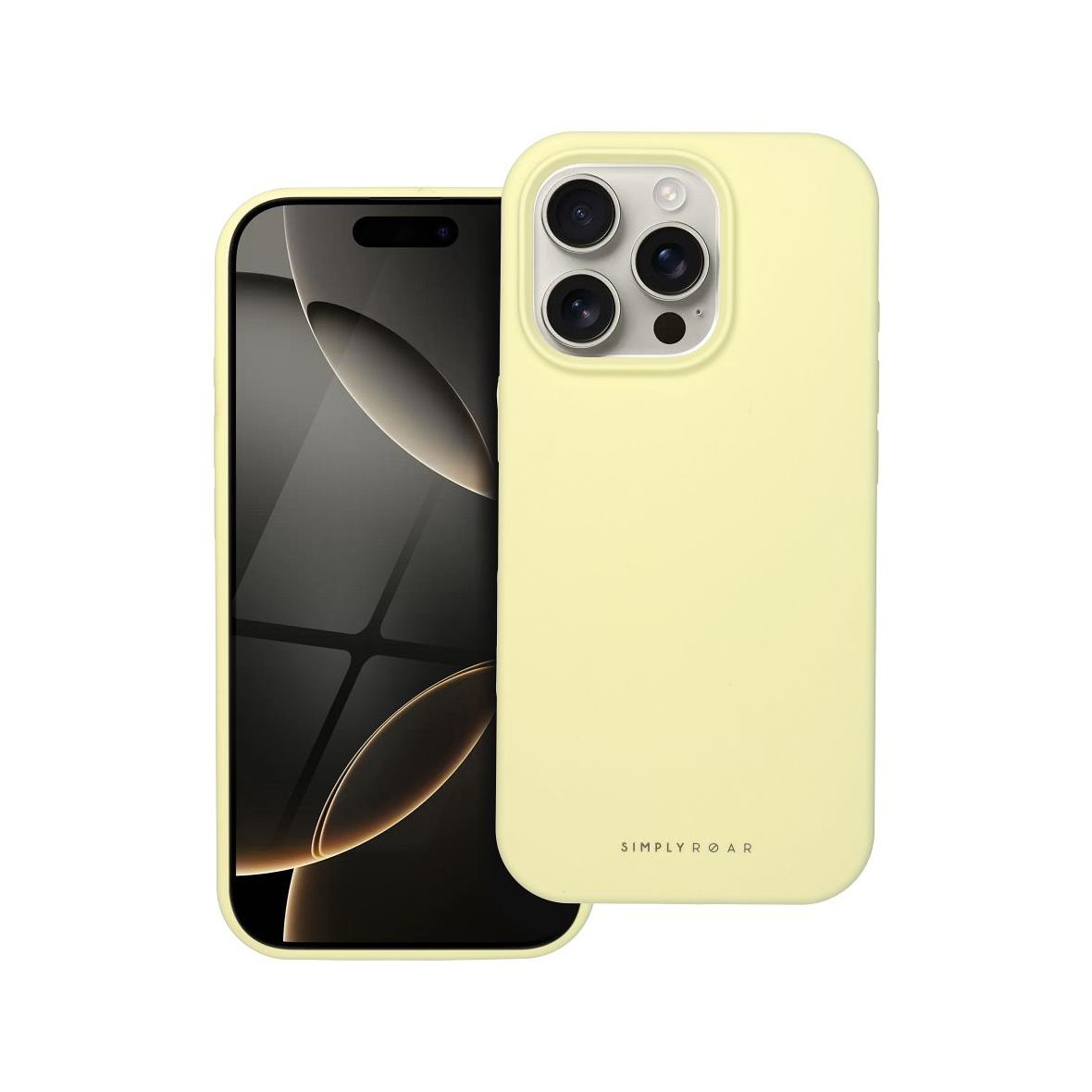 ROAR futerał CLOUD SKIN do IPHONE 16 Pro Jasnożółty