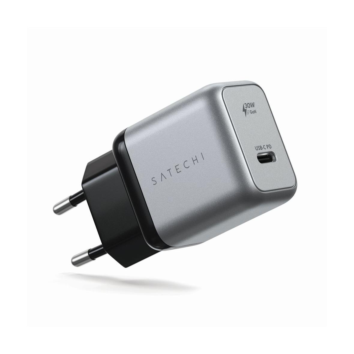 Ładowarka sieciowa do telefonu Satechi GaN USB C 30W ST-UC30WCM-EU szaro czarna