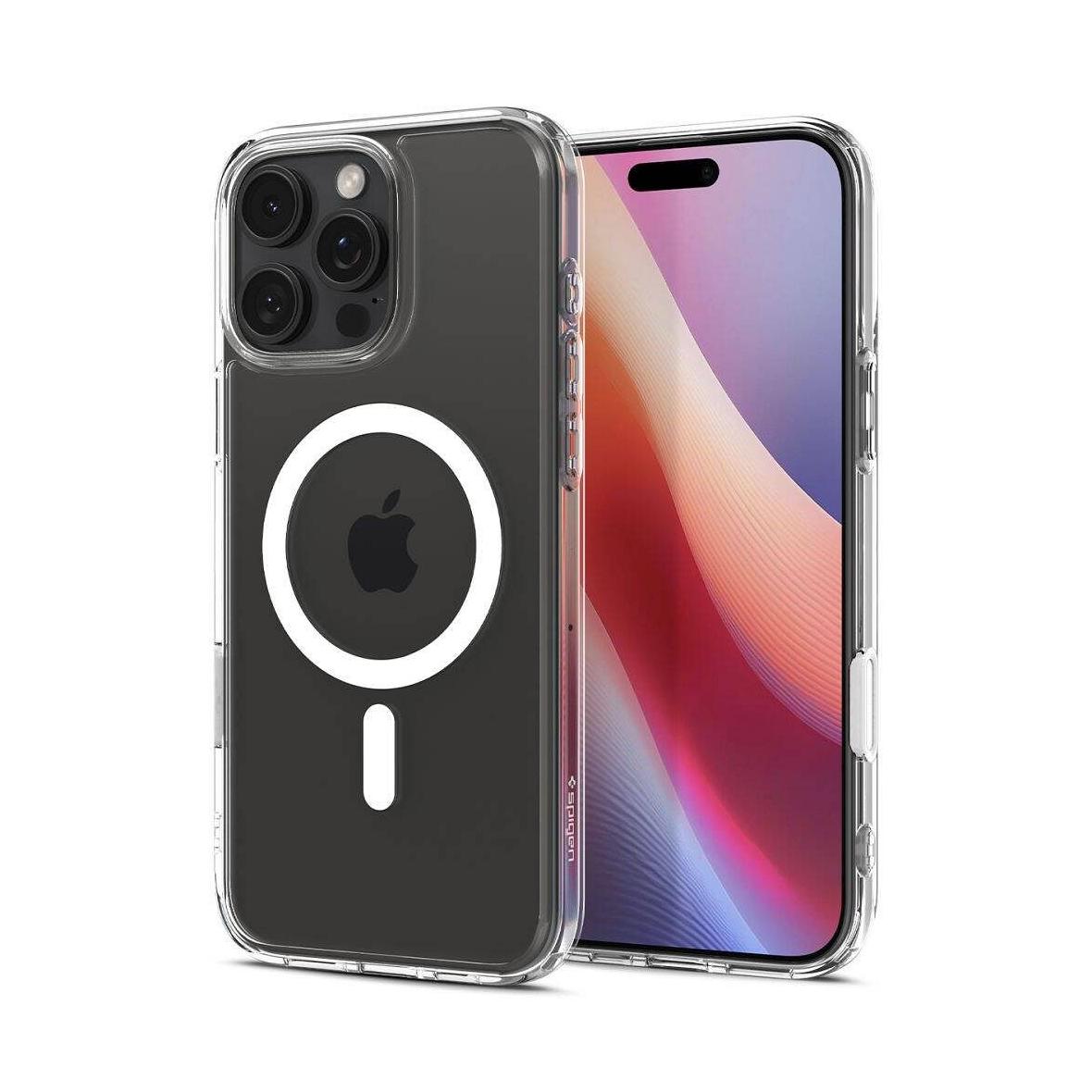 SPIGEN futerał ULTRA HYBRID "T" MAG kompatybilny z MagSafe do IPHONE 16 Pro Max white