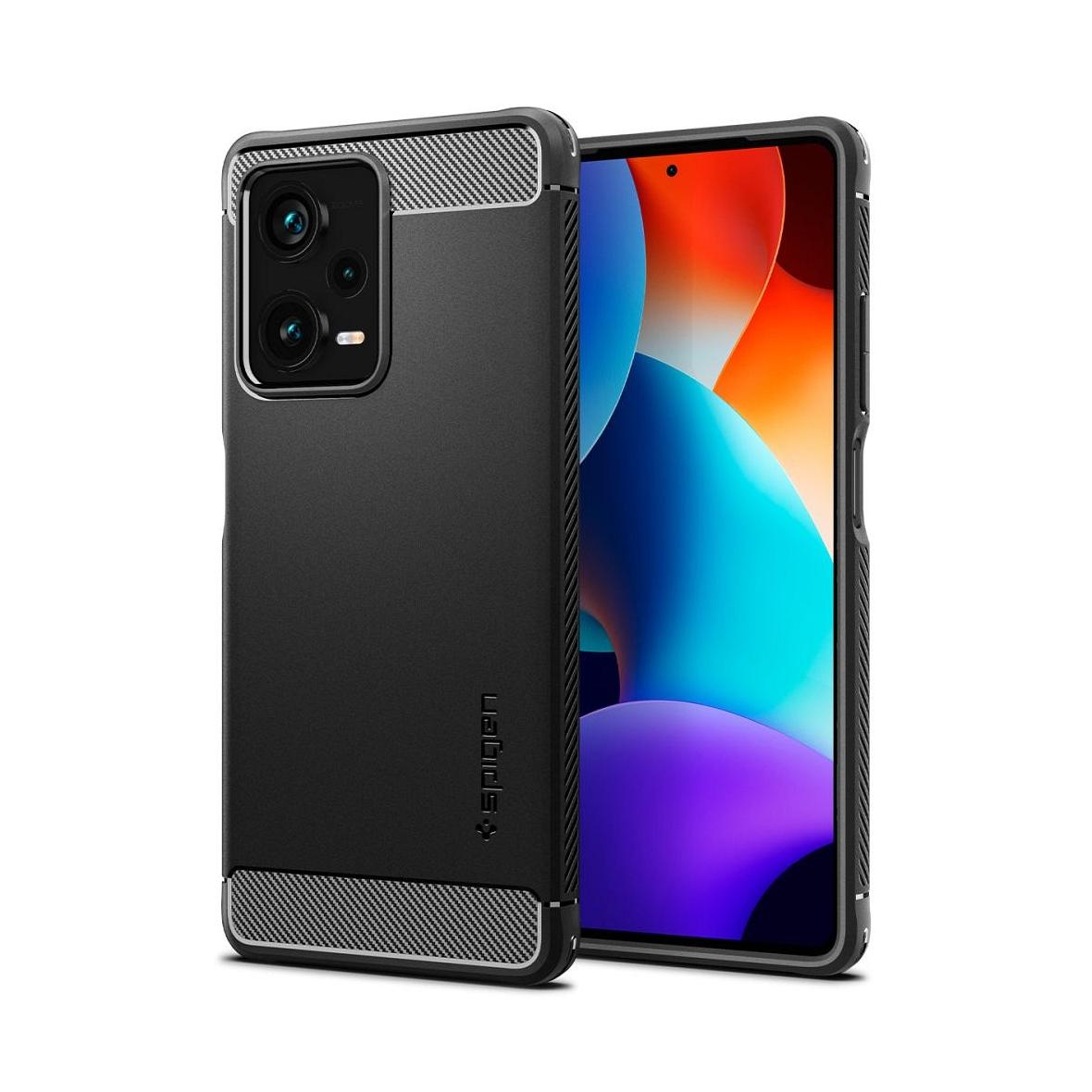 SPIGEN futerał RUGGED ARMOR do XIAOMI Redmi Note 12 Pro Plu 5G matte black