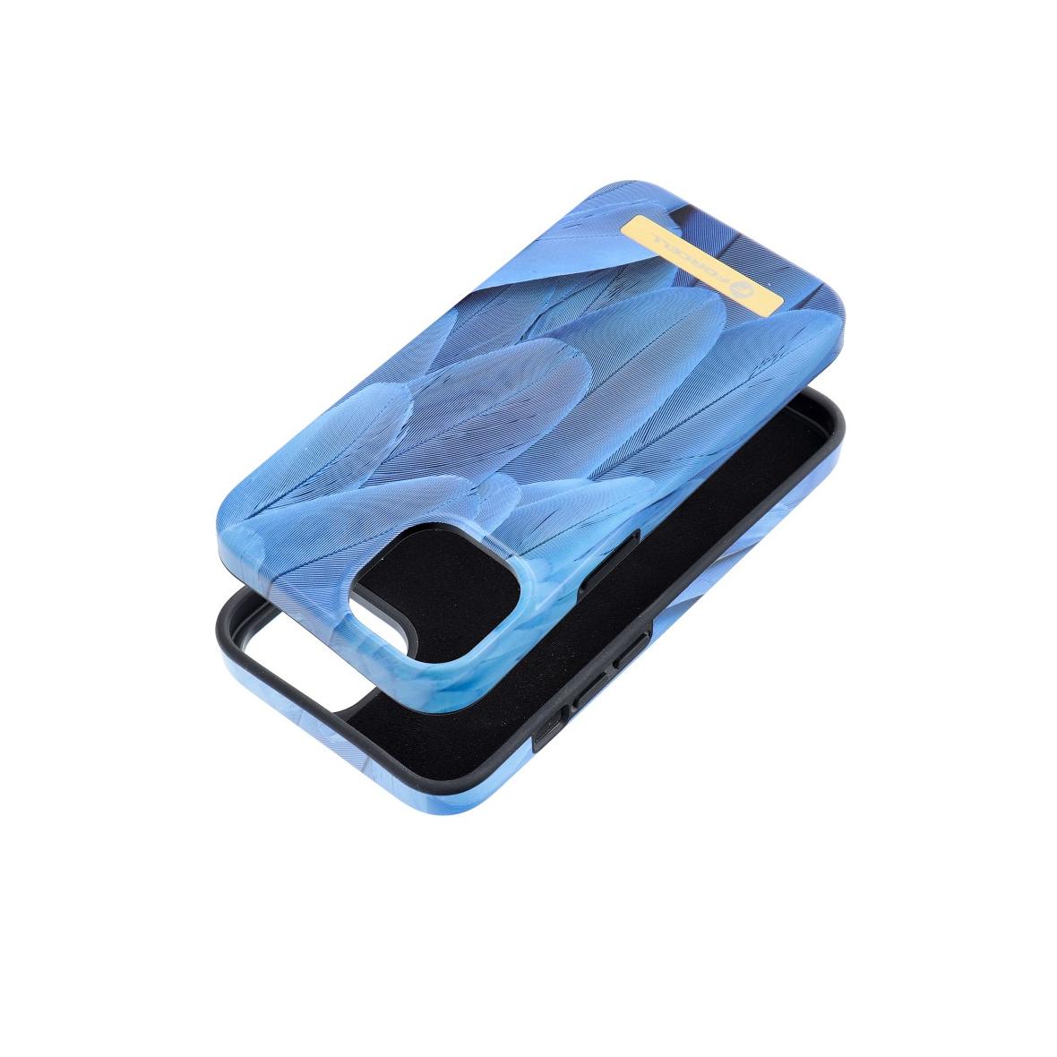 Etui na iPhone 14 Forcell F-Protect Mirage zgodny z MagSafe blue bird