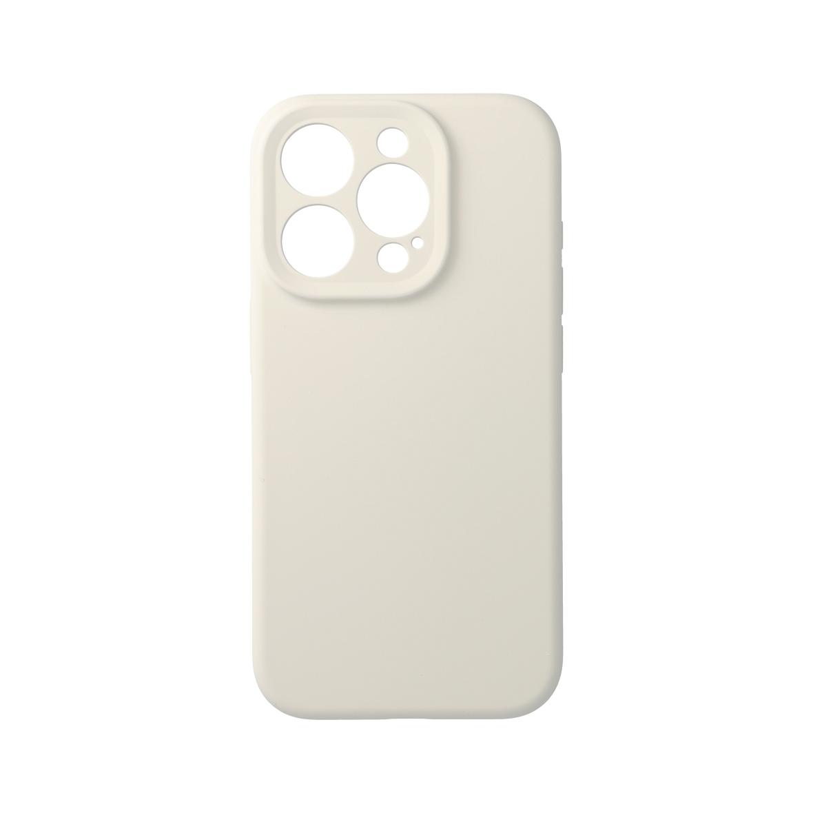 Etui na iPhone 15 PRO Forcell F-Protect Rubber Premium zgodny z MagSafe antique white 0INT